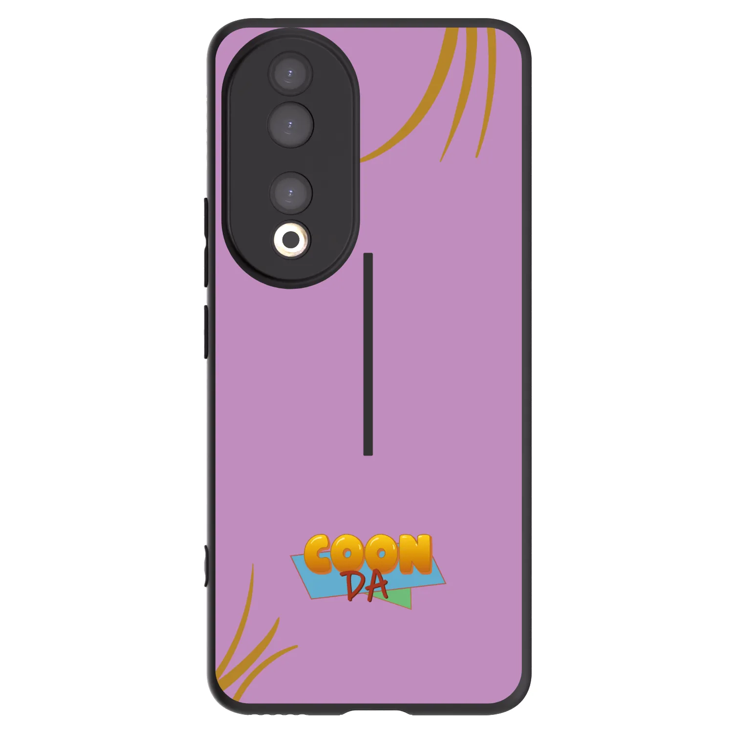 Picasee silikonový černý obal pro Honor 90 5G - COONDA růžovka