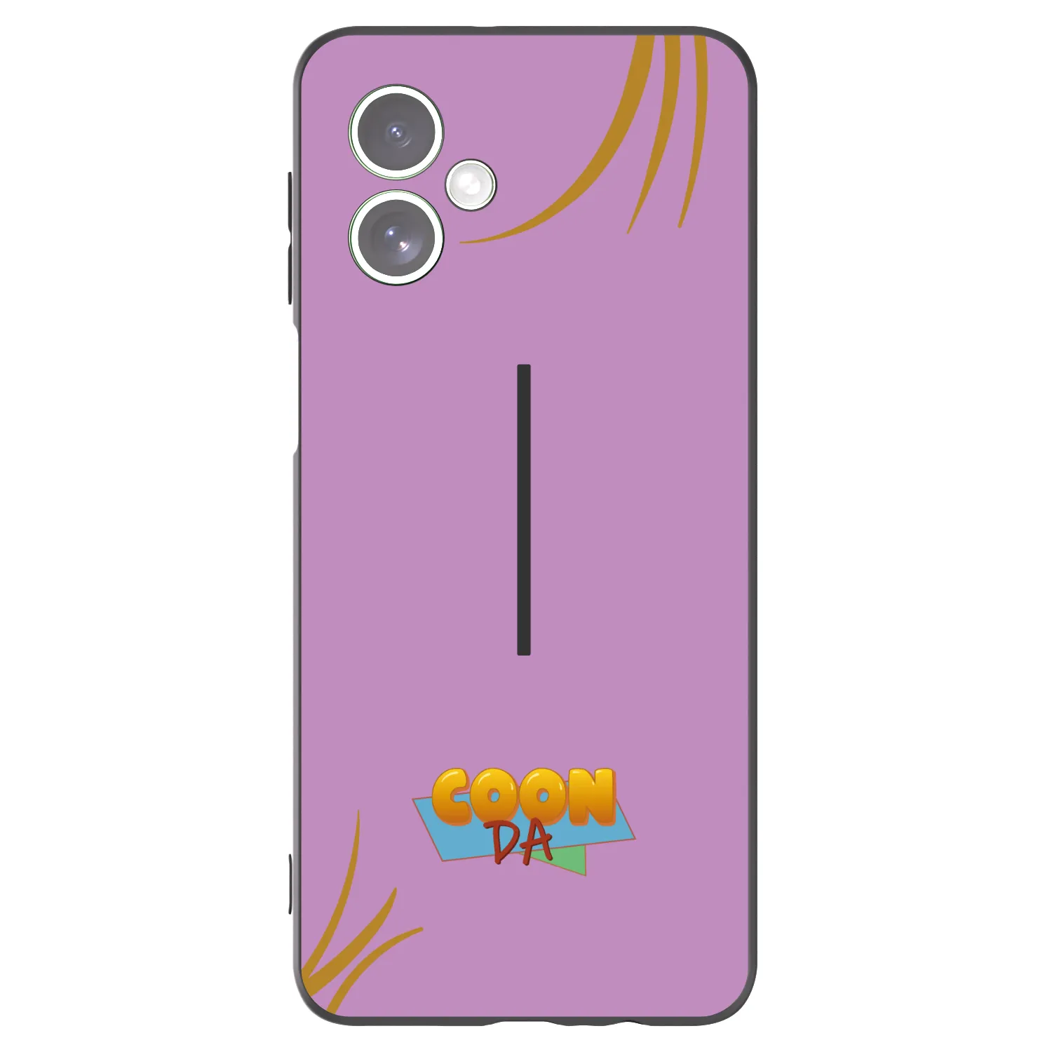 Picasee silikonový černý obal pro Motorola Moto G54 5G - COONDA růžovka