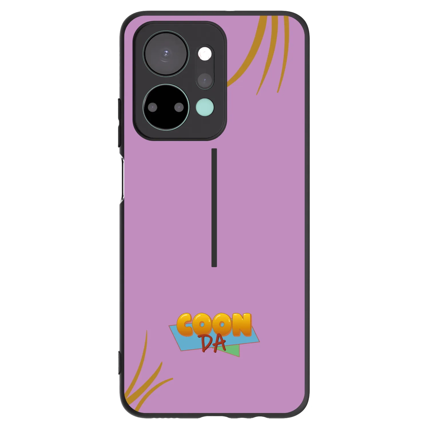 Picasee silikonový černý obal pro Honor X7a - COONDA růžovka