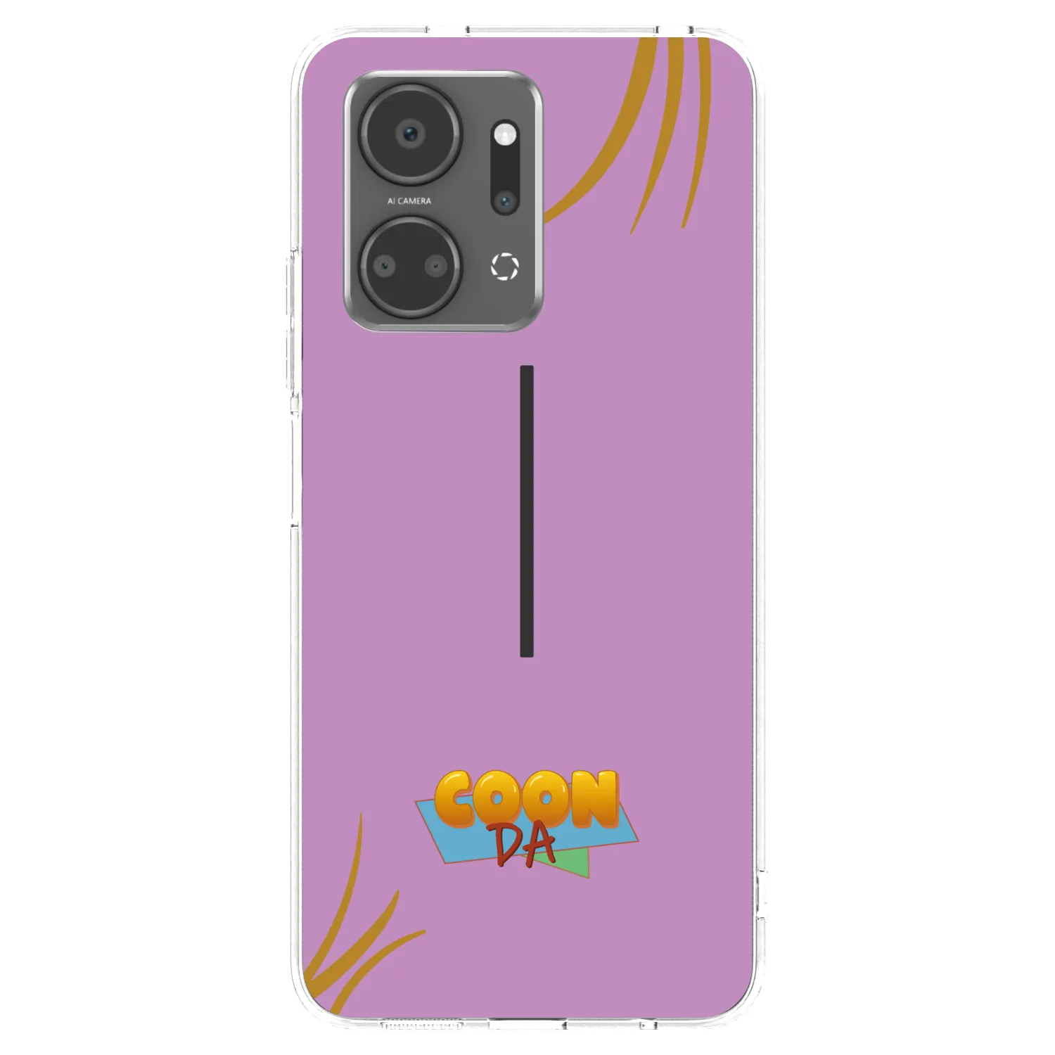 Picasee silikonový průhledný obal pro Honor X7a - COONDA růžovka