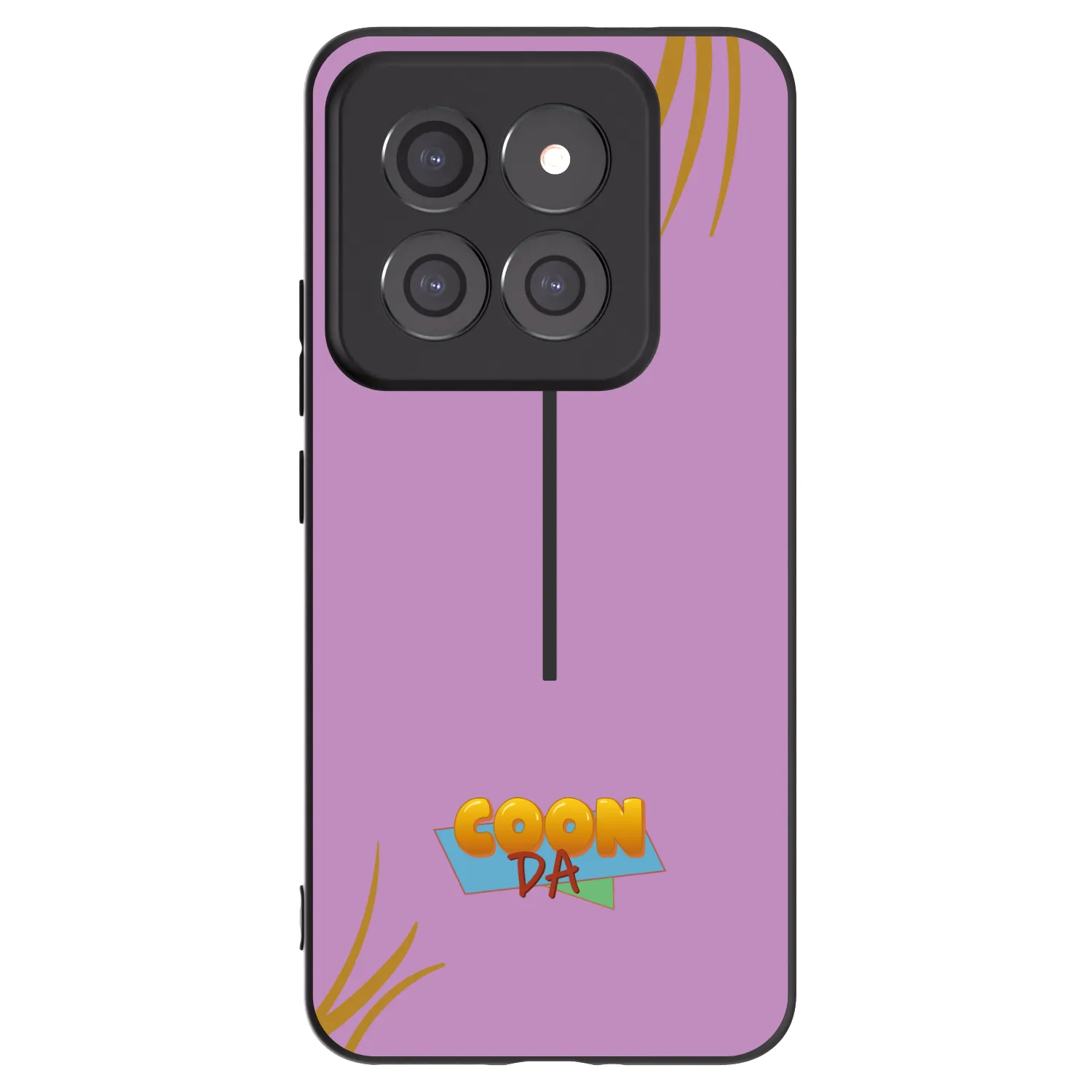 Picasee silikonový černý obal pro Xiaomi 14 Pro - COONDA růžovka