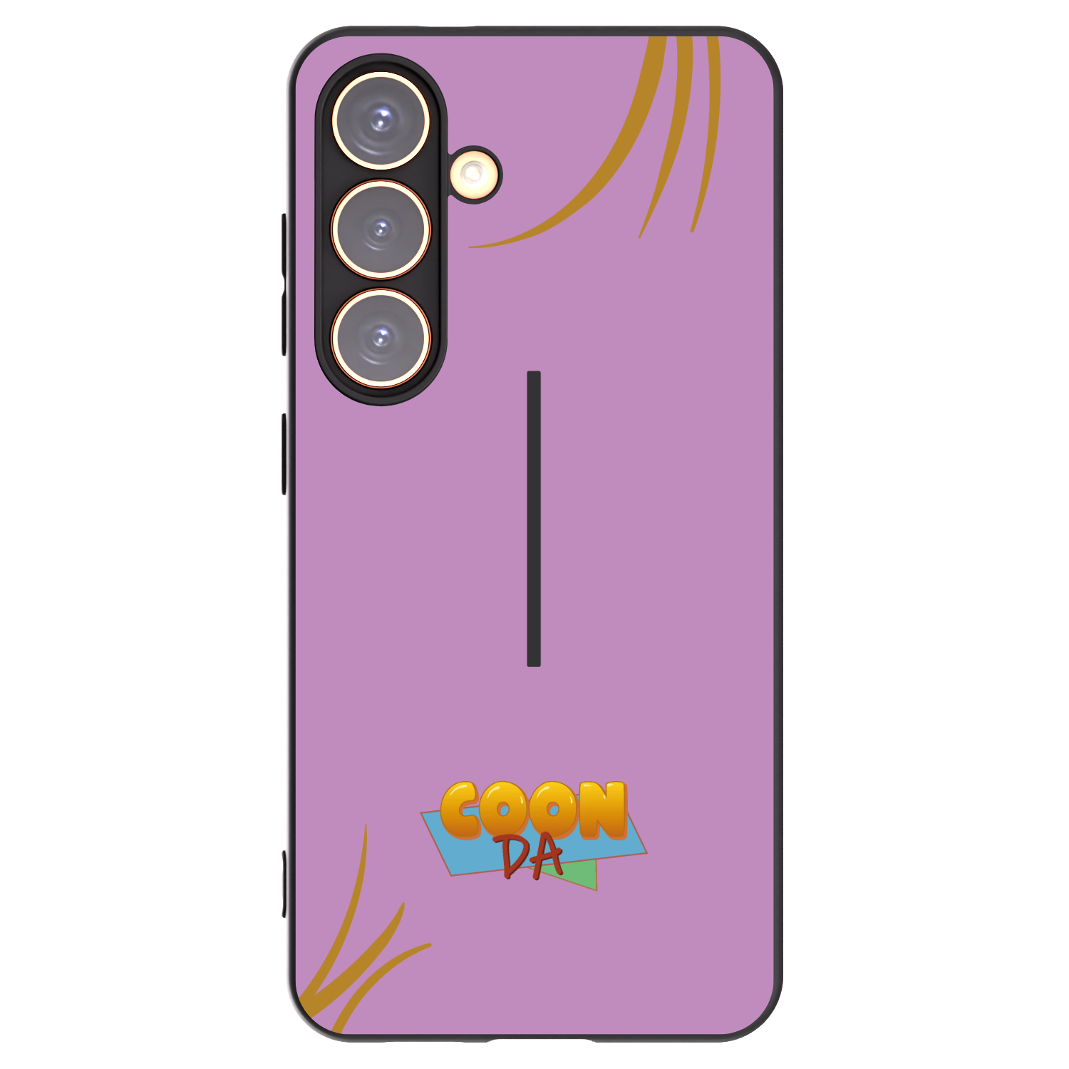Picasee silikonový černý obal pro Samsung Galaxy S24 S921B 5G - COONDA růžovka