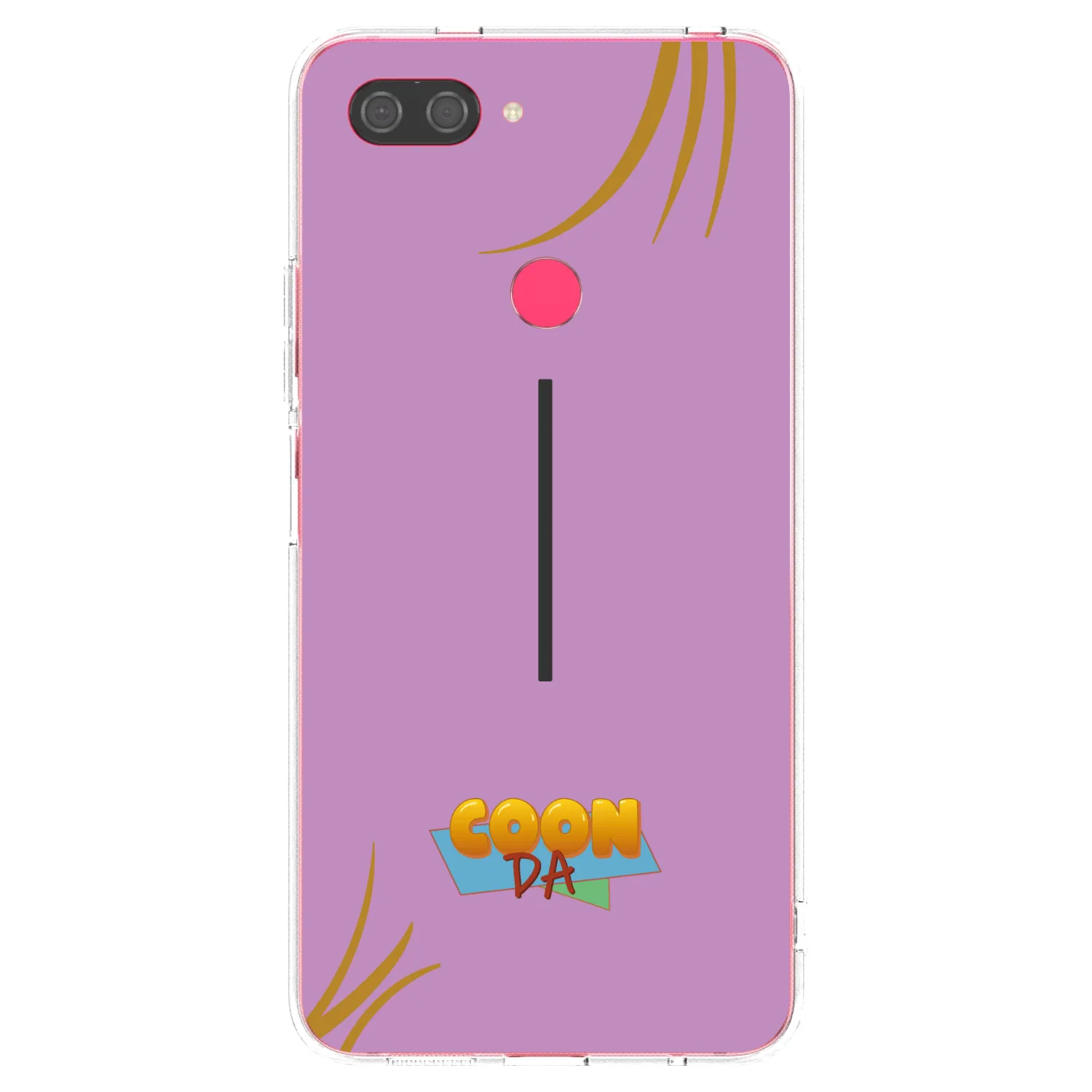Picasee silikonový průhledný obal pro Xiaomi Mi 8 Lite - COONDA růžovka