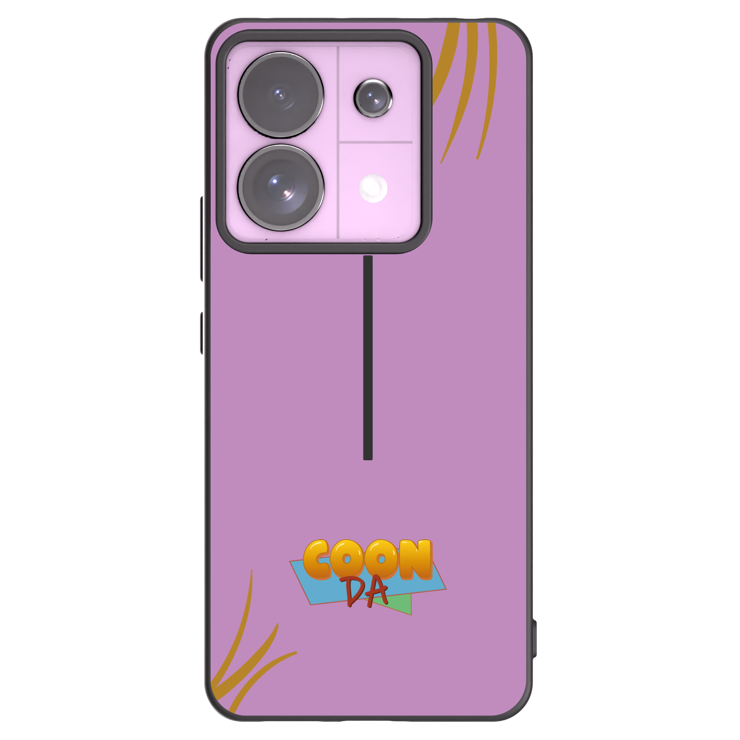 Picasee silikonový černý obal pro Xiaomi Redmi Note 13 Pro 5G - COONDA růžovka