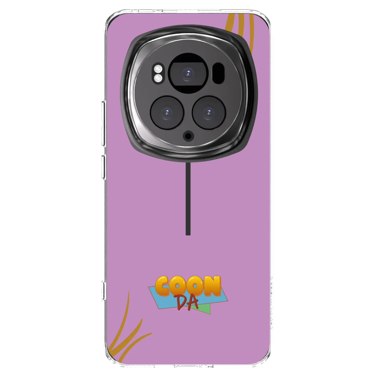 Picasee silikonový průhledný obal pro Honor Magic6 Pro - COONDA růžovka