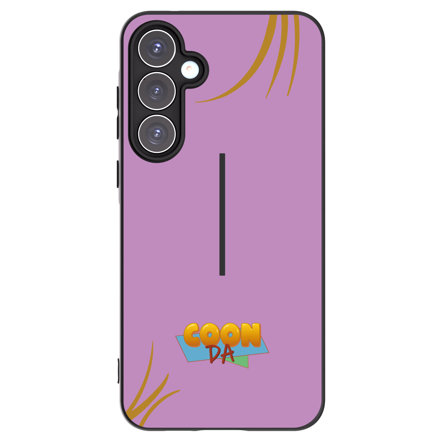 Picasee silikonový černý obal pro Samsung Galaxy A55 5G A556B - COONDA růžovka