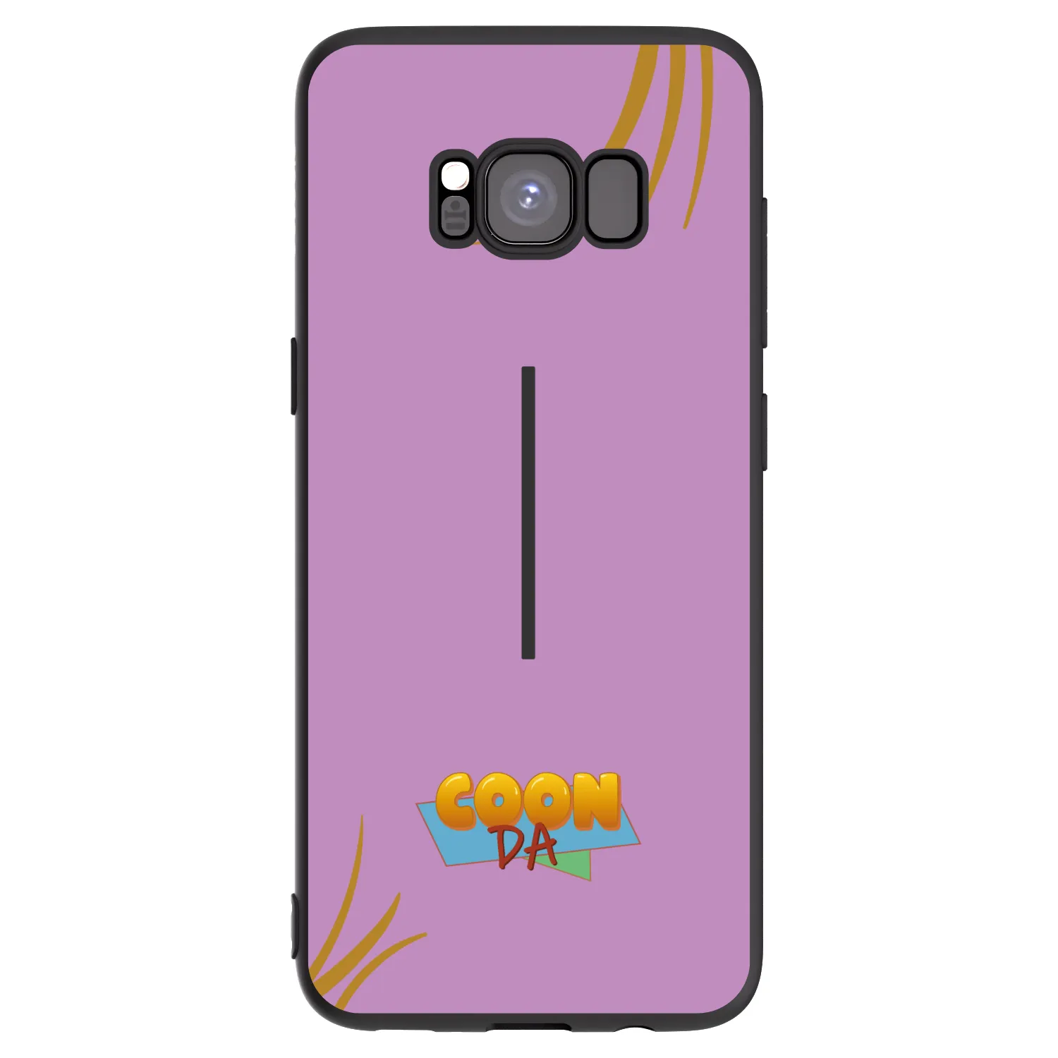 Picasee silikonový černý obal pro Samsung Galaxy S8 G950F - COONDA růžovka