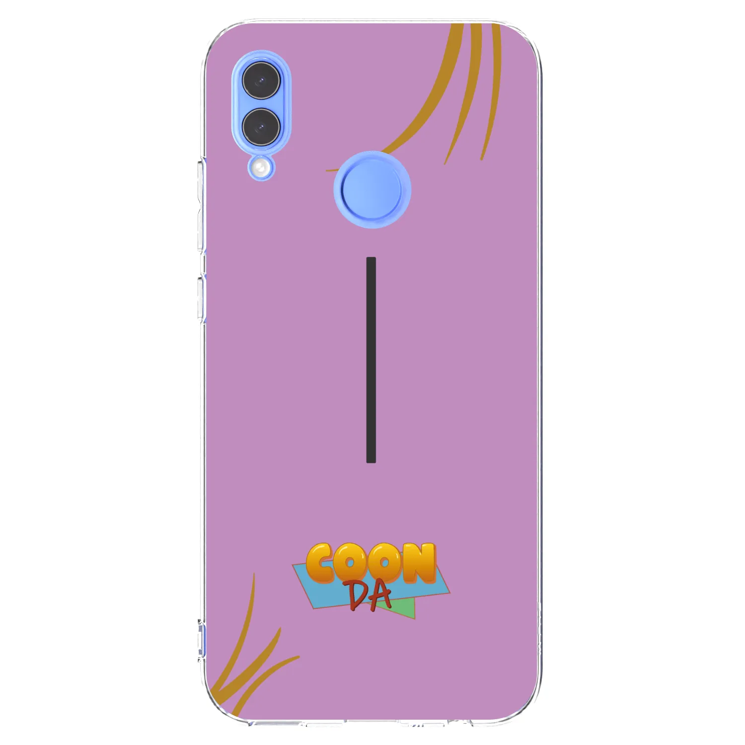 Picasee silikonový průhledný obal pro Huawei P Smart 2019 - COONDA růžovka