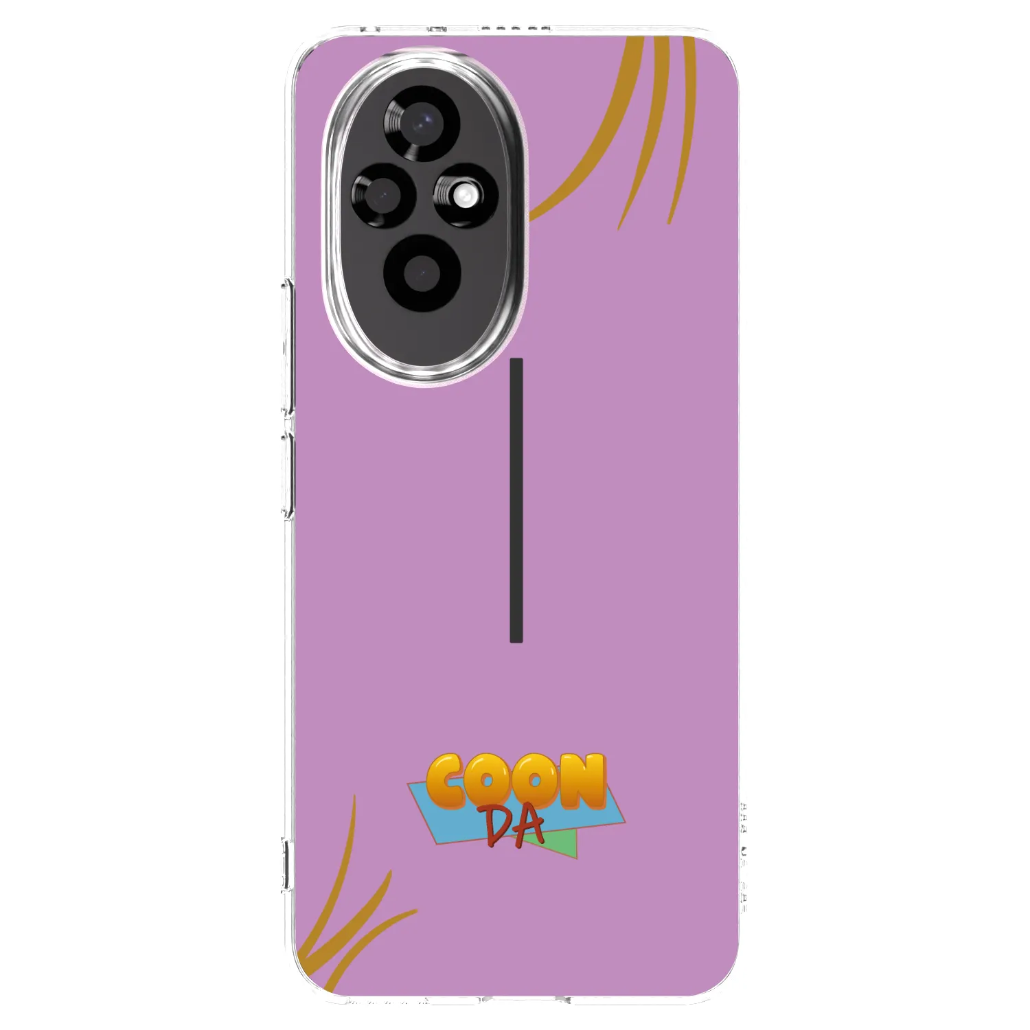 Picasee silikonový průhledný obal pro Honor 200 Pro 5G - COONDA růžovka