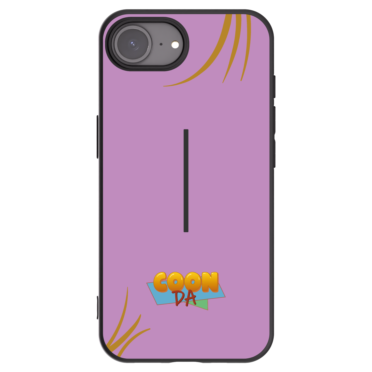 Picasee silikonový černý obal pro Apple iPhone 16e - COONDA růžovka