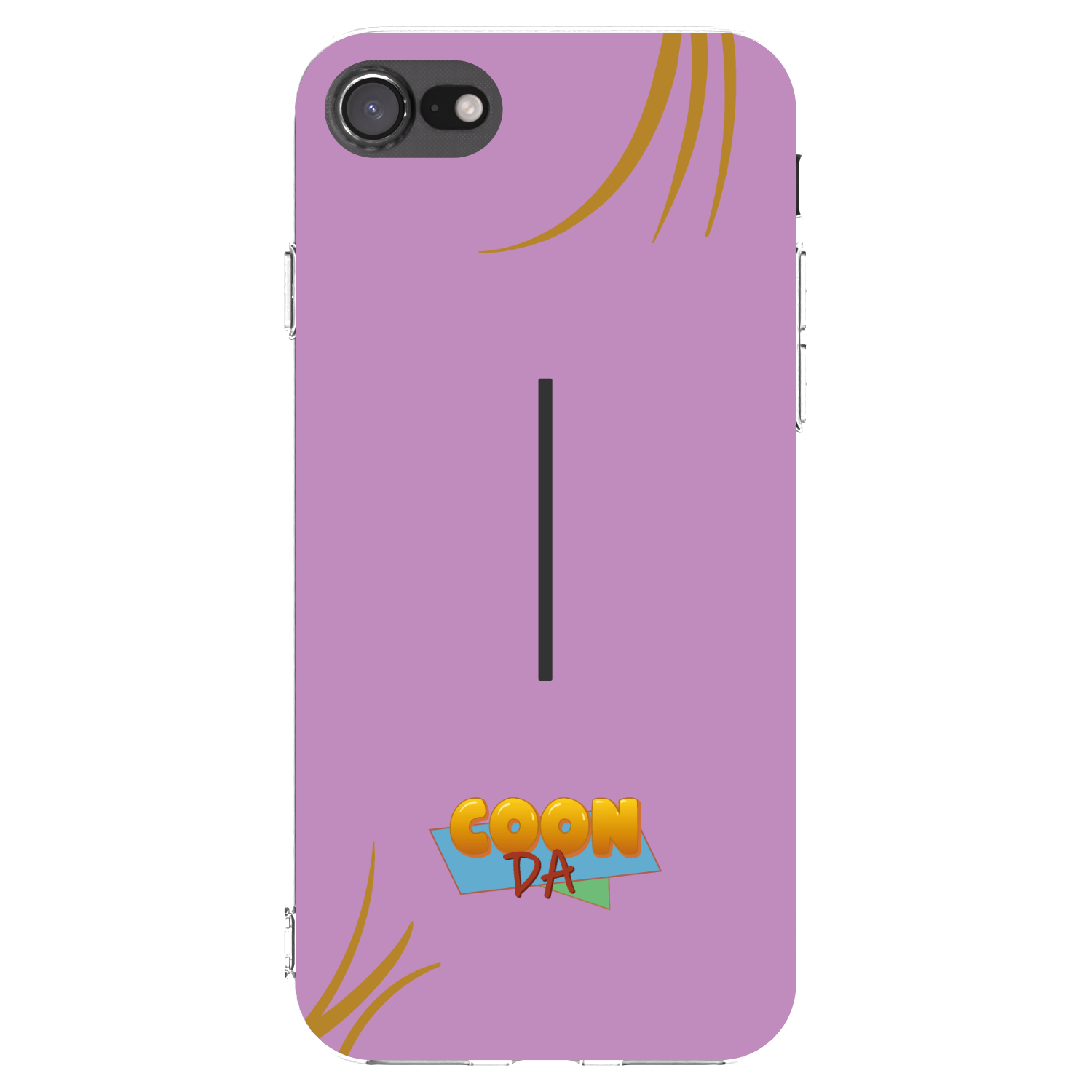 Picasee silikonový průhledný obal pro Apple iPhone 7 - COONDA růžovka