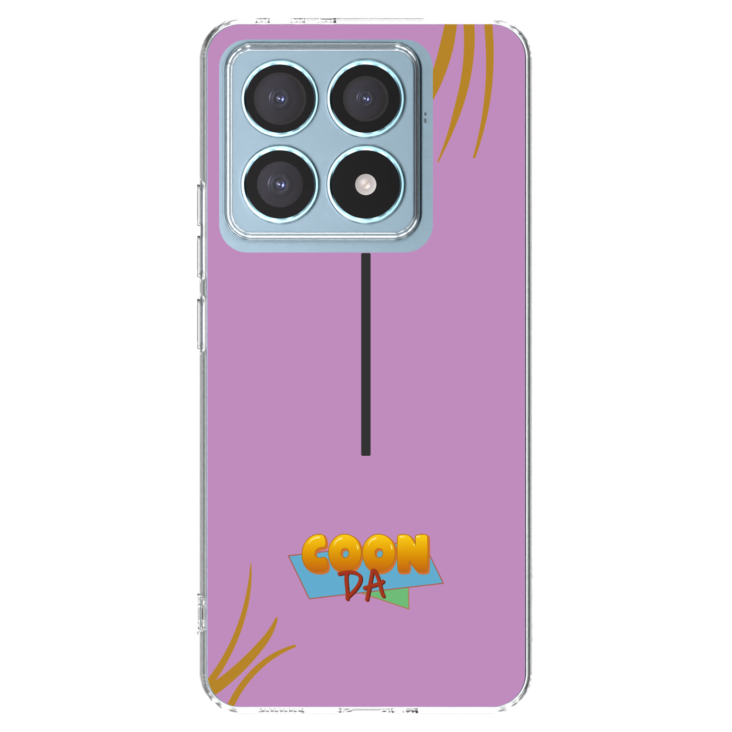 Picasee silikonový průhledný obal pro Xiaomi 14T Pro - COONDA růžovka