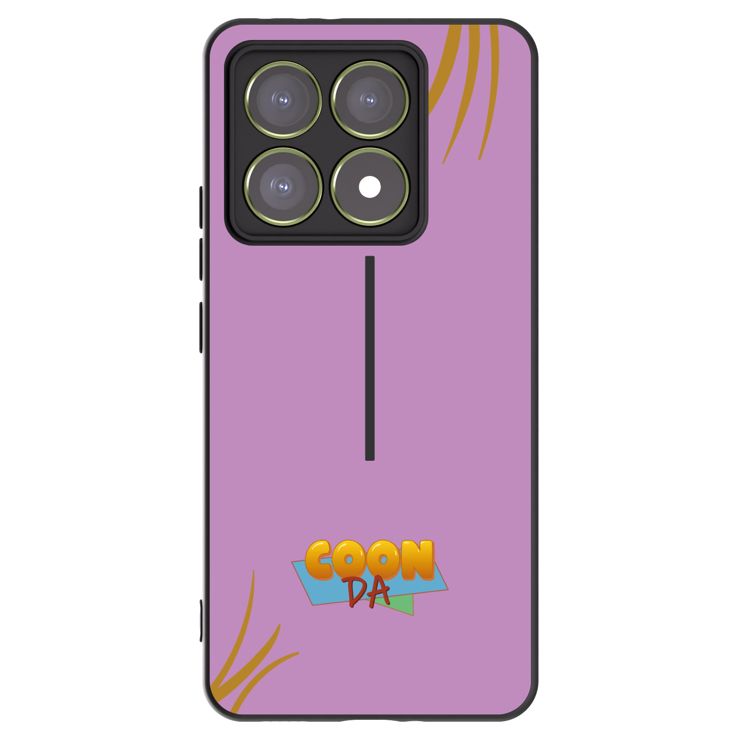 Picasee silikonový černý obal pro Xiaomi 14T - COONDA růžovka