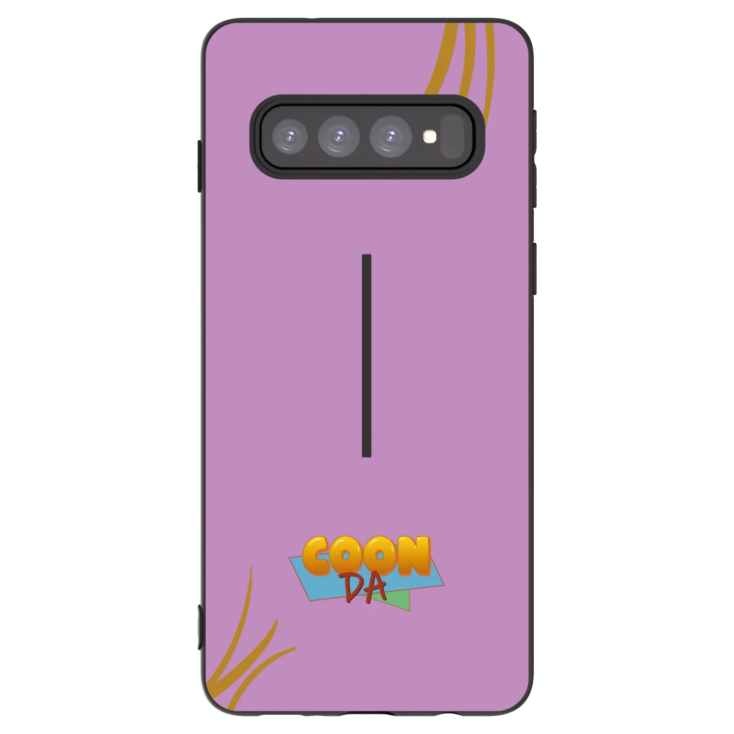 Picasee silikonový černý obal pro Samsung Galaxy S10 G973 - COONDA růžovka