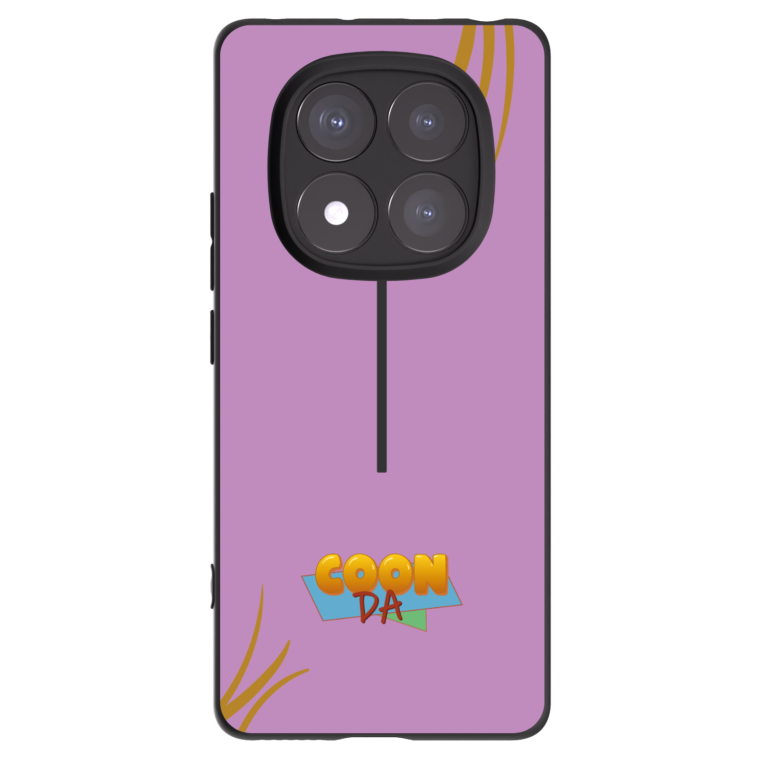 Picasee silikonový černý obal pro Xiaomi Redmi Note 14 Pro 5G - COONDA růžovka