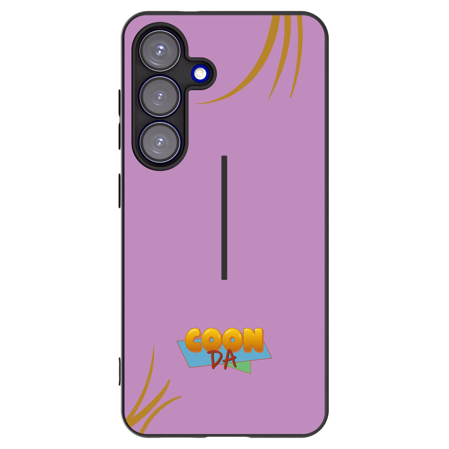 Picasee silikonový černý obal pro Samsung Galaxy S25 5G - COONDA růžovka