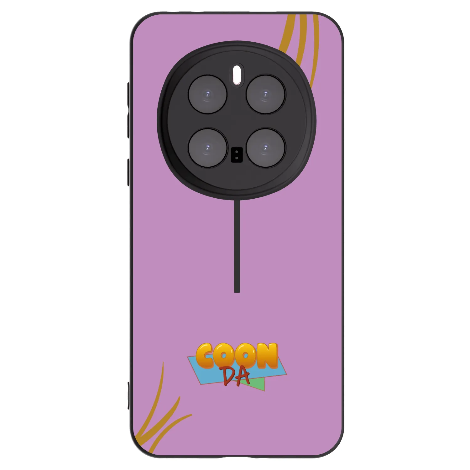 Picasee silikonový černý obal pro Honor Magic7 Pro 5G - COONDA růžovka