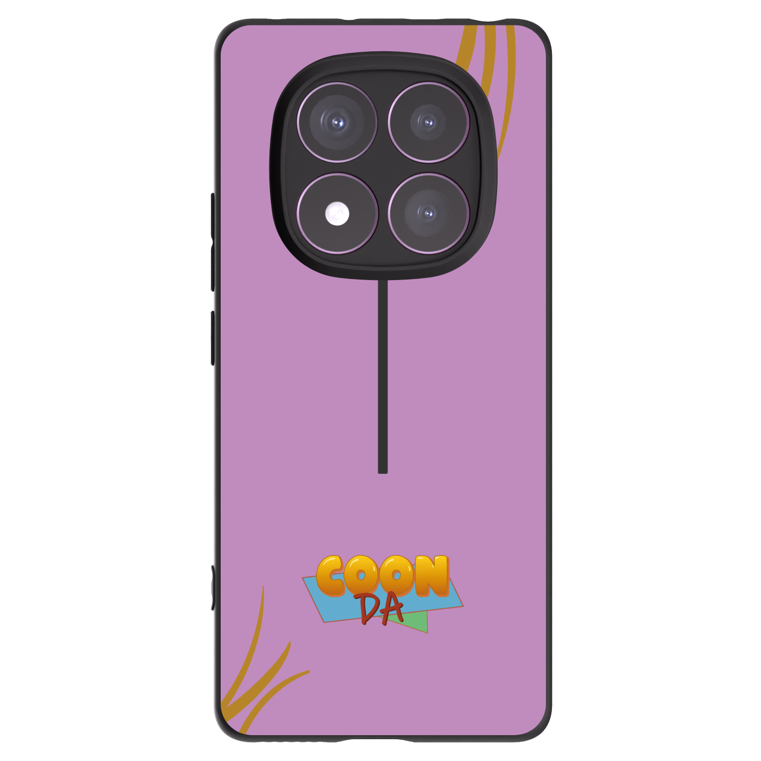 Picasee silikonový černý obal pro Xiaomi Redmi Note 14 Pro 4G - COONDA růžovka