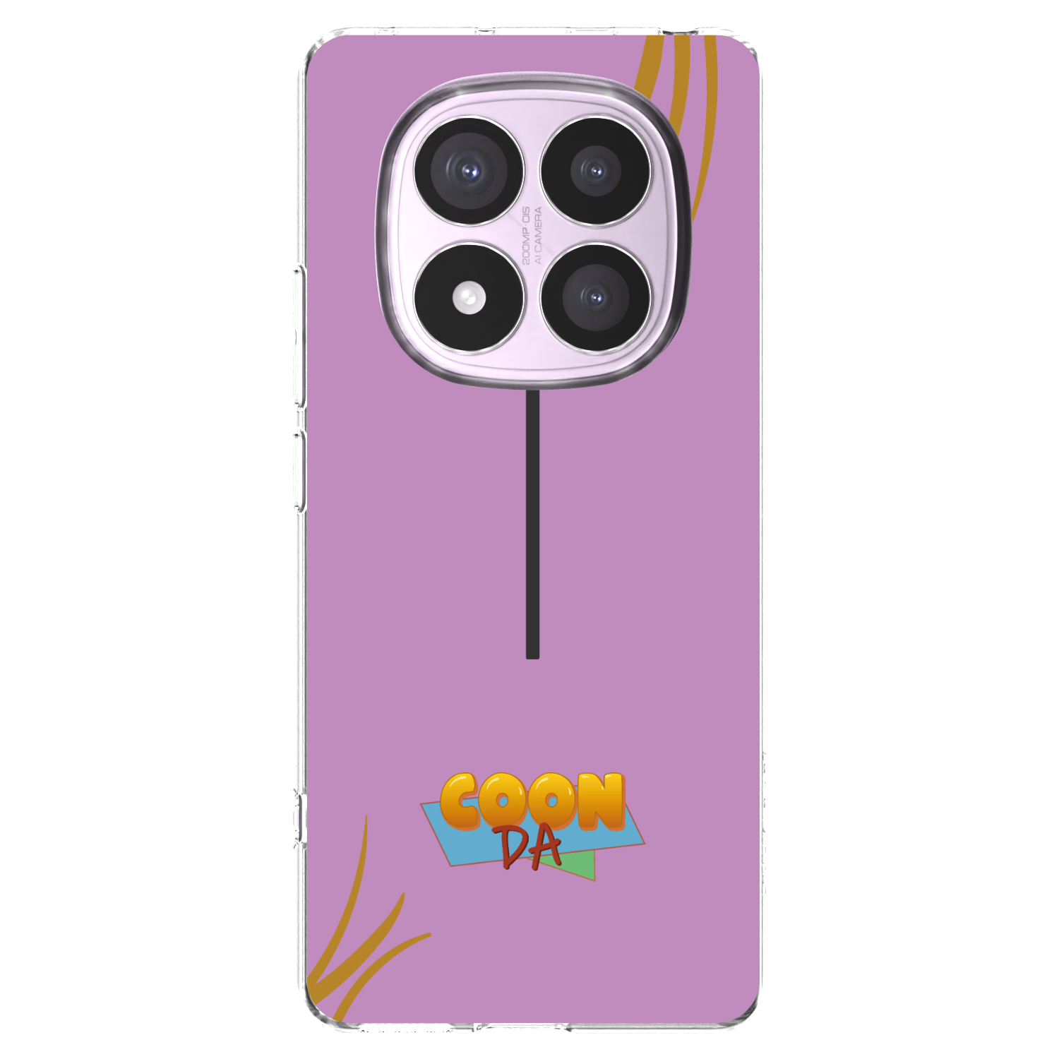 Picasee silikonový průhledný obal pro Xiaomi Redmi Note 14 Pro 4G - COONDA růžovka