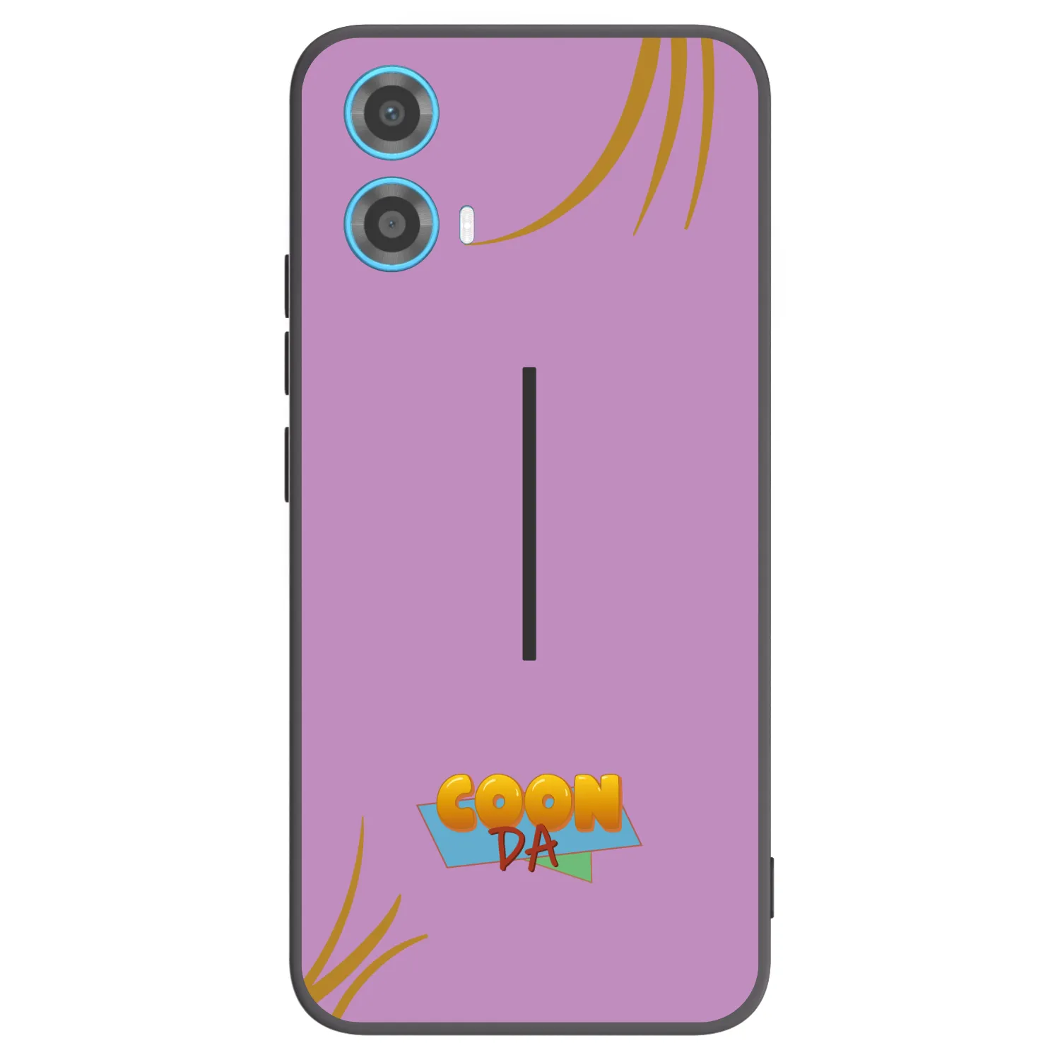 Picasee silikonový černý obal pro Motorola Moto G34 5G - COONDA růžovka