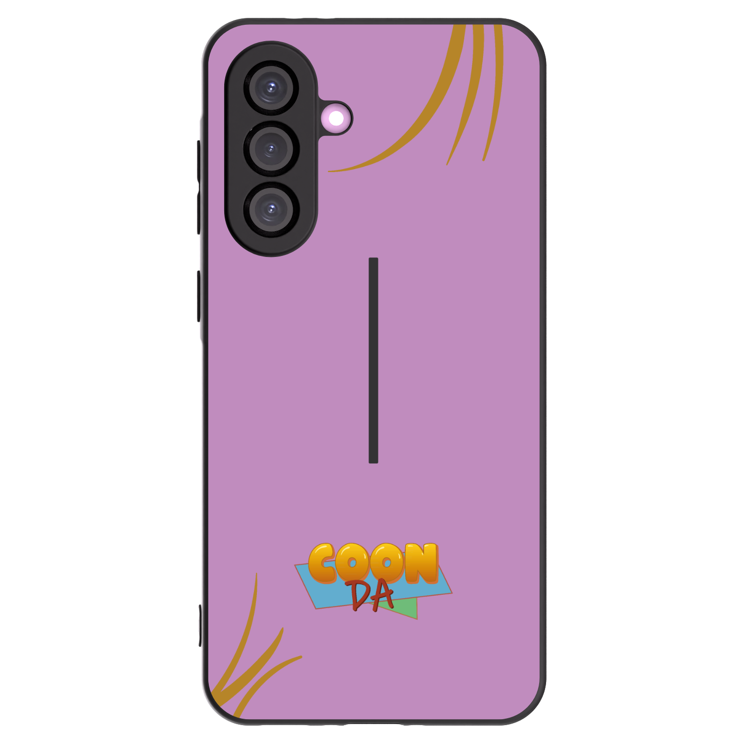 Picasee silikonový černý obal pro Samsung Galaxy A36 5G - COONDA růžovka