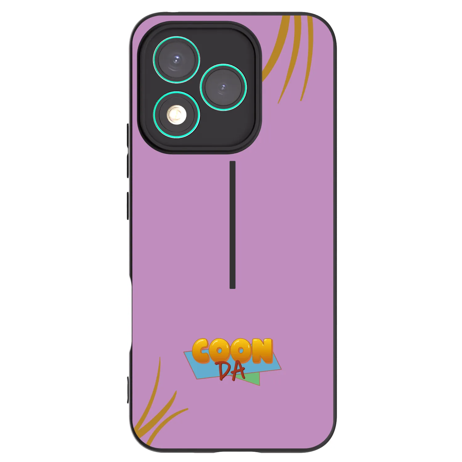 Picasee silikonový černý obal pro Honor 400 Lite 5G - COONDA růžovka