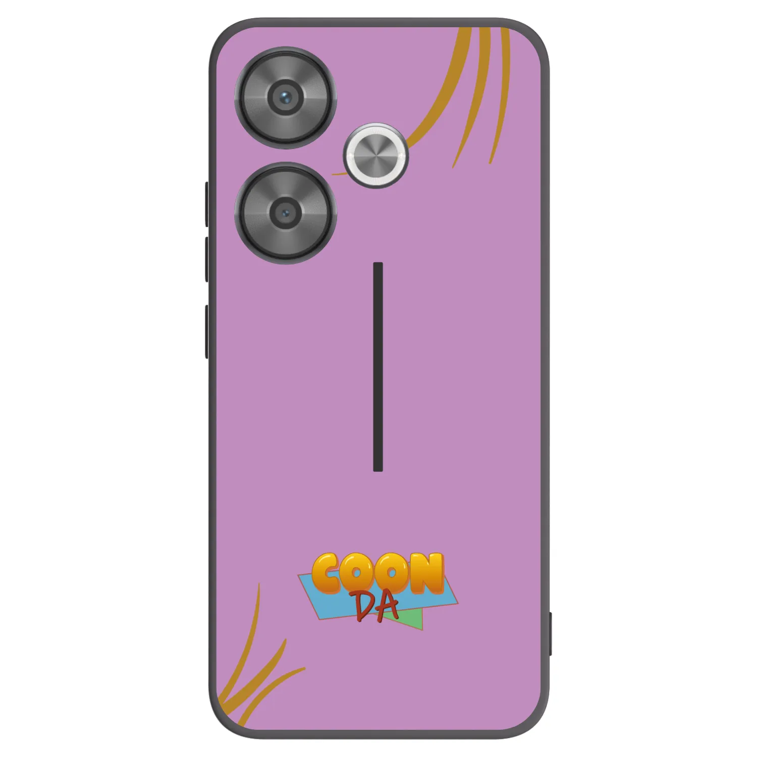 Picasee silikonový černý obal pro Xiaomi Poco F6 - COONDA růžovka