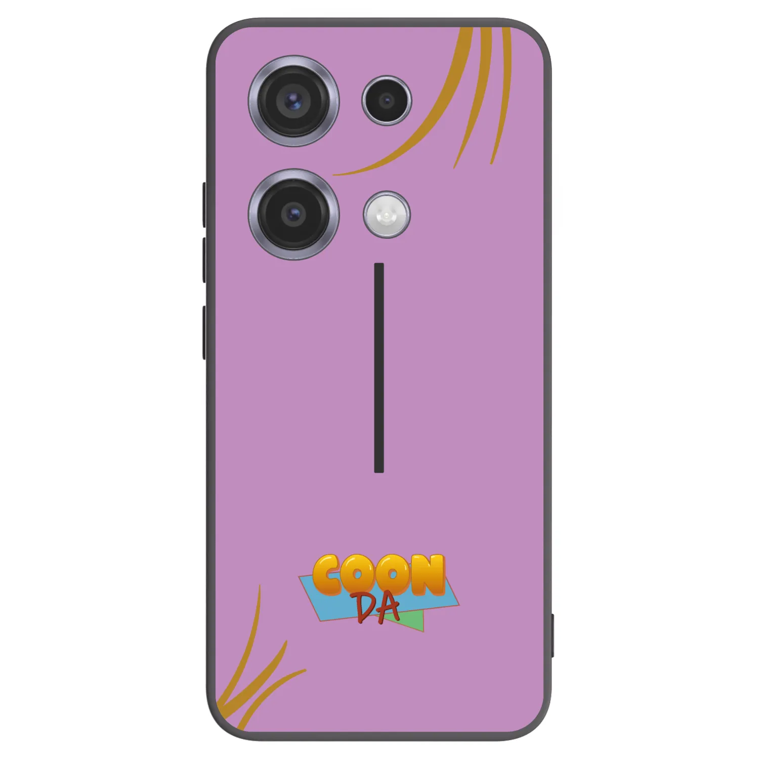 Picasee silikonový černý obal pro Xiaomi Redmi Note 14S - COONDA růžovka