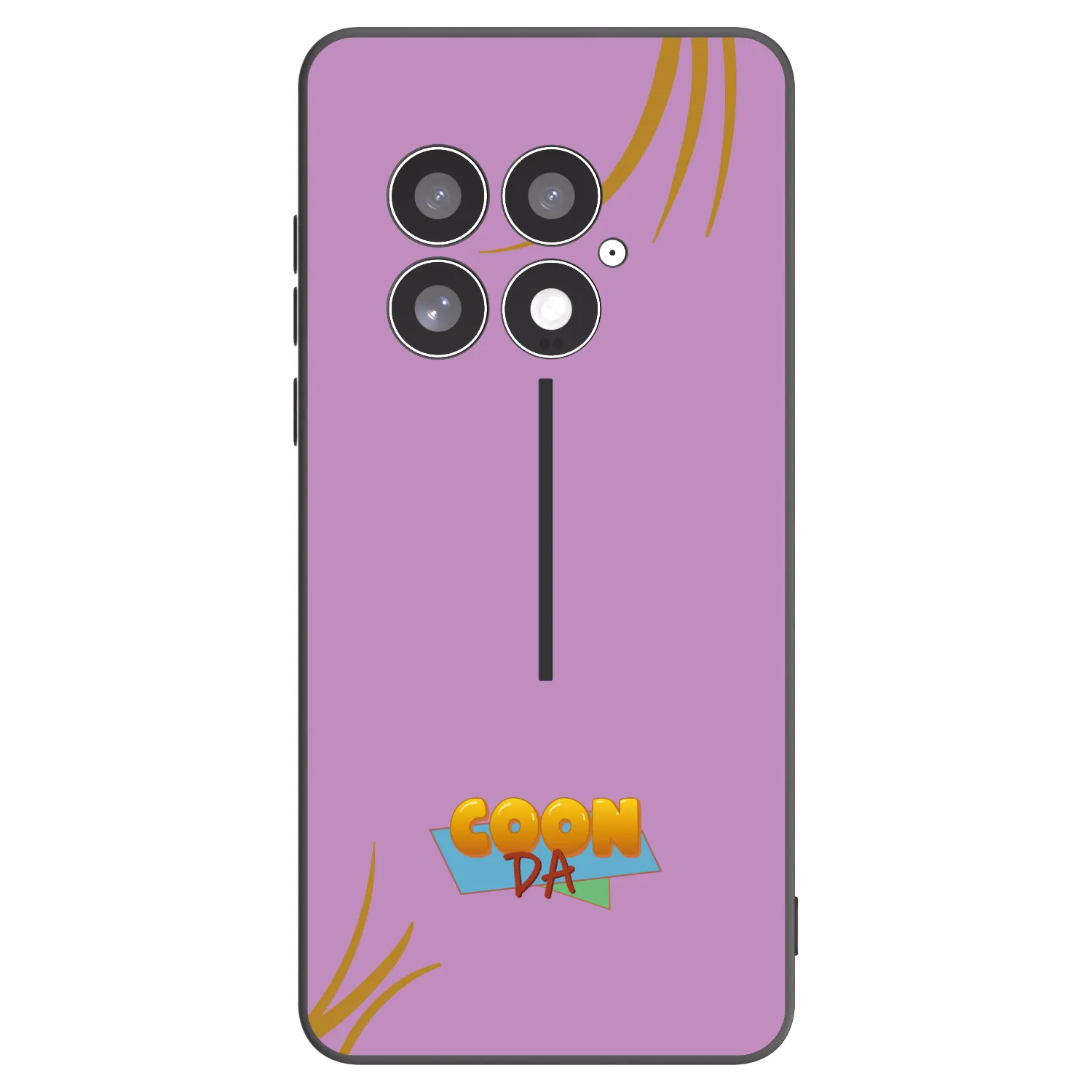 Picasee silikonový černý obal pro OnePlus 13 5G - COONDA růžovka