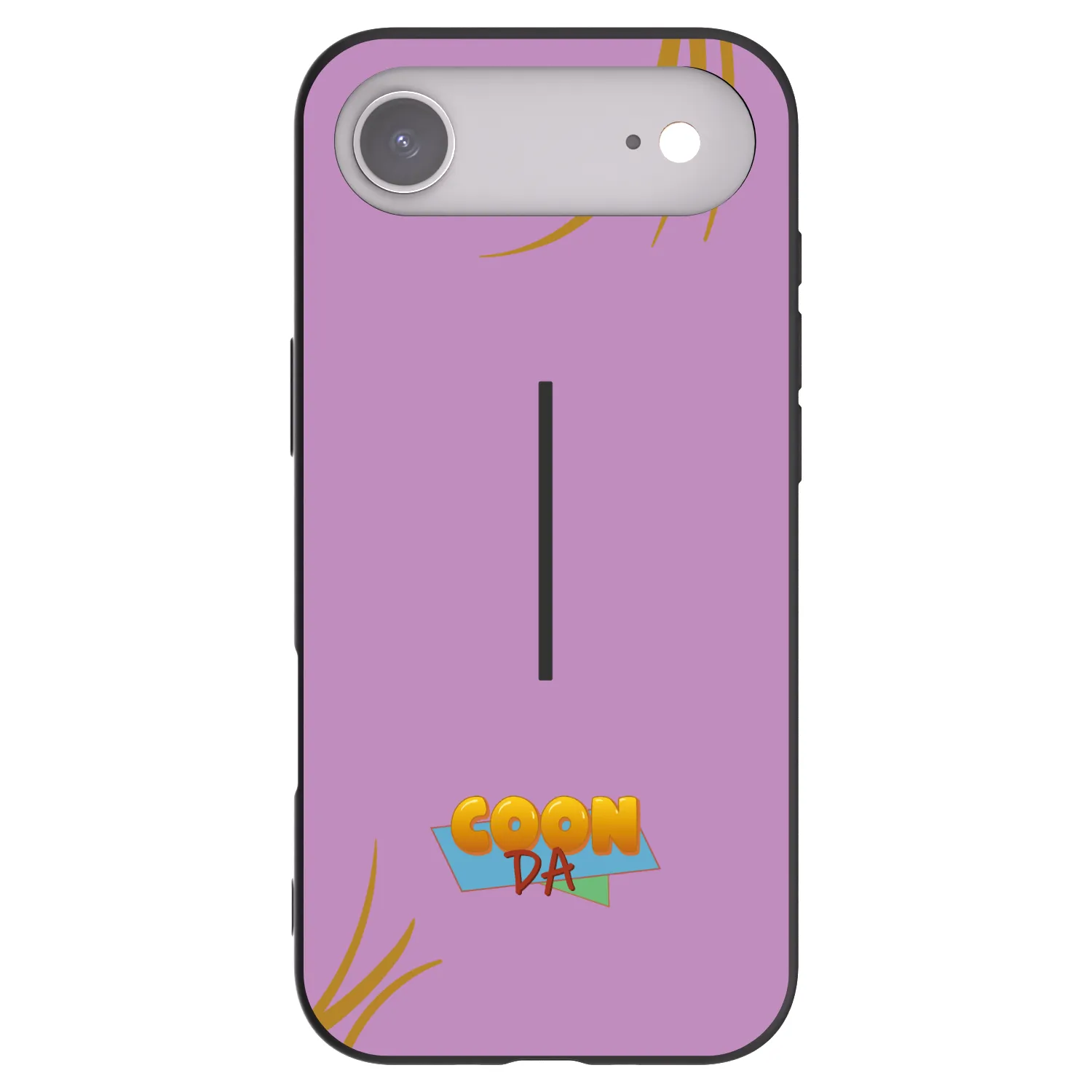 Picasee silikonový černý obal pro Apple iPhone Air - COONDA růžovka