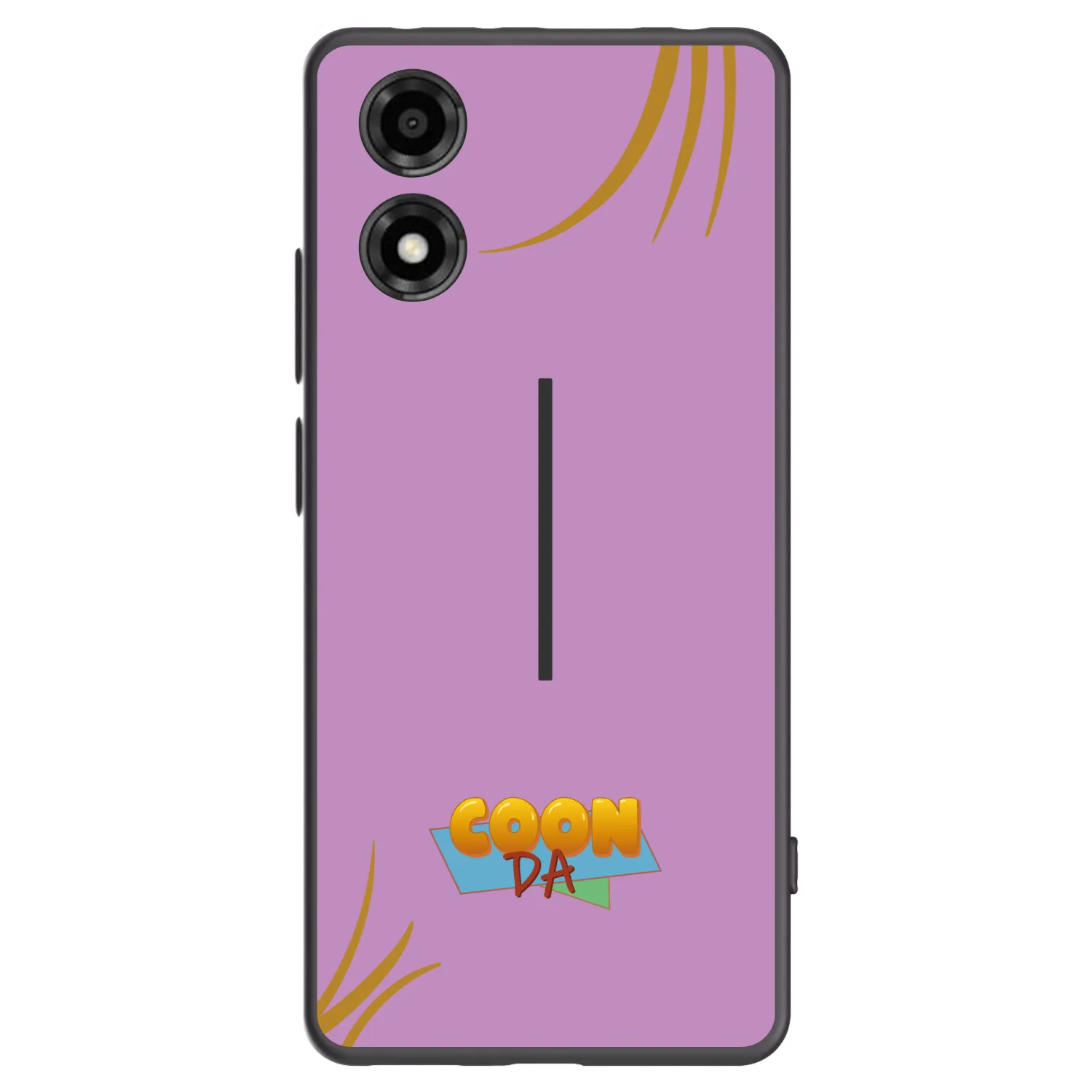 Picasee silikonový černý obal pro Motorola Moto E14 - COONDA růžovka