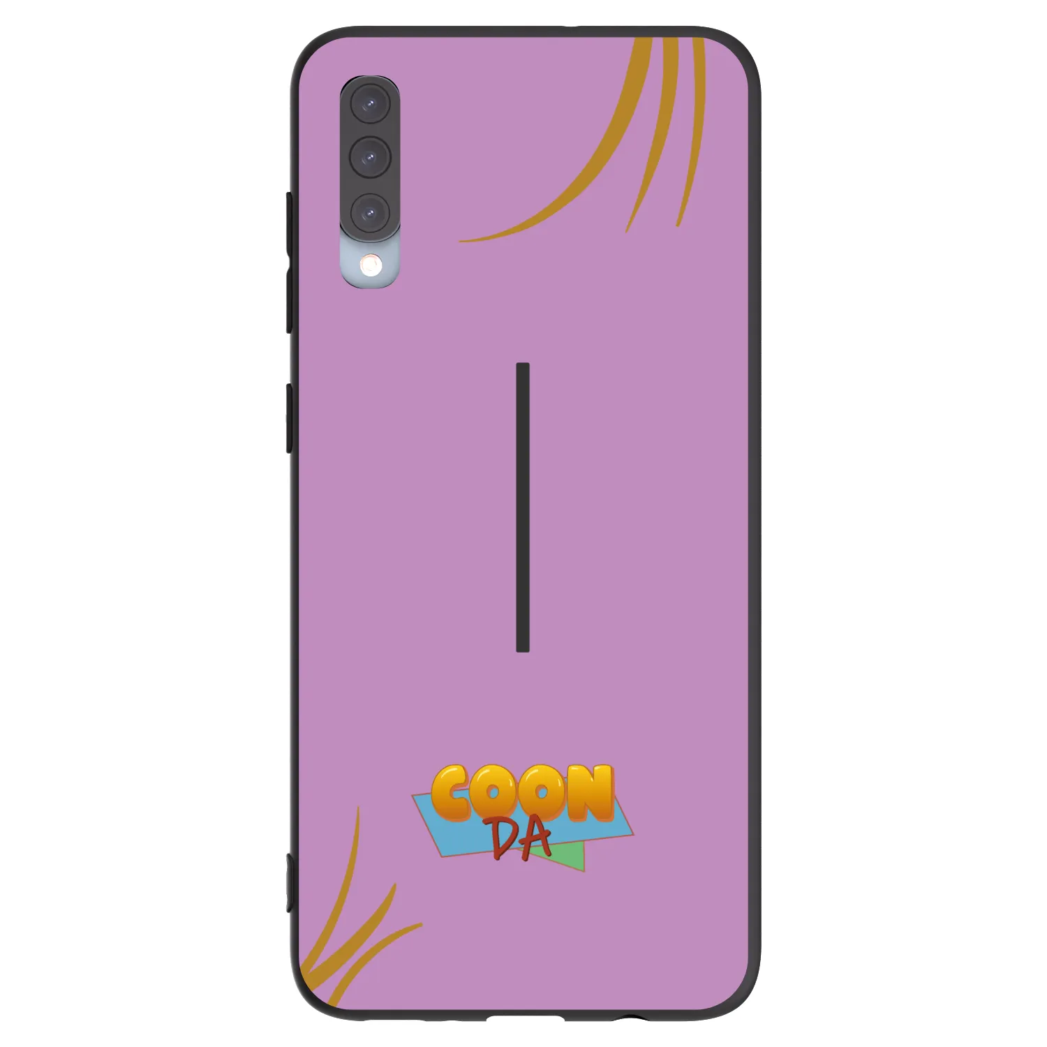 Picasee silikonový černý obal pro Samsung Galaxy A70 A705F - COONDA růžovka