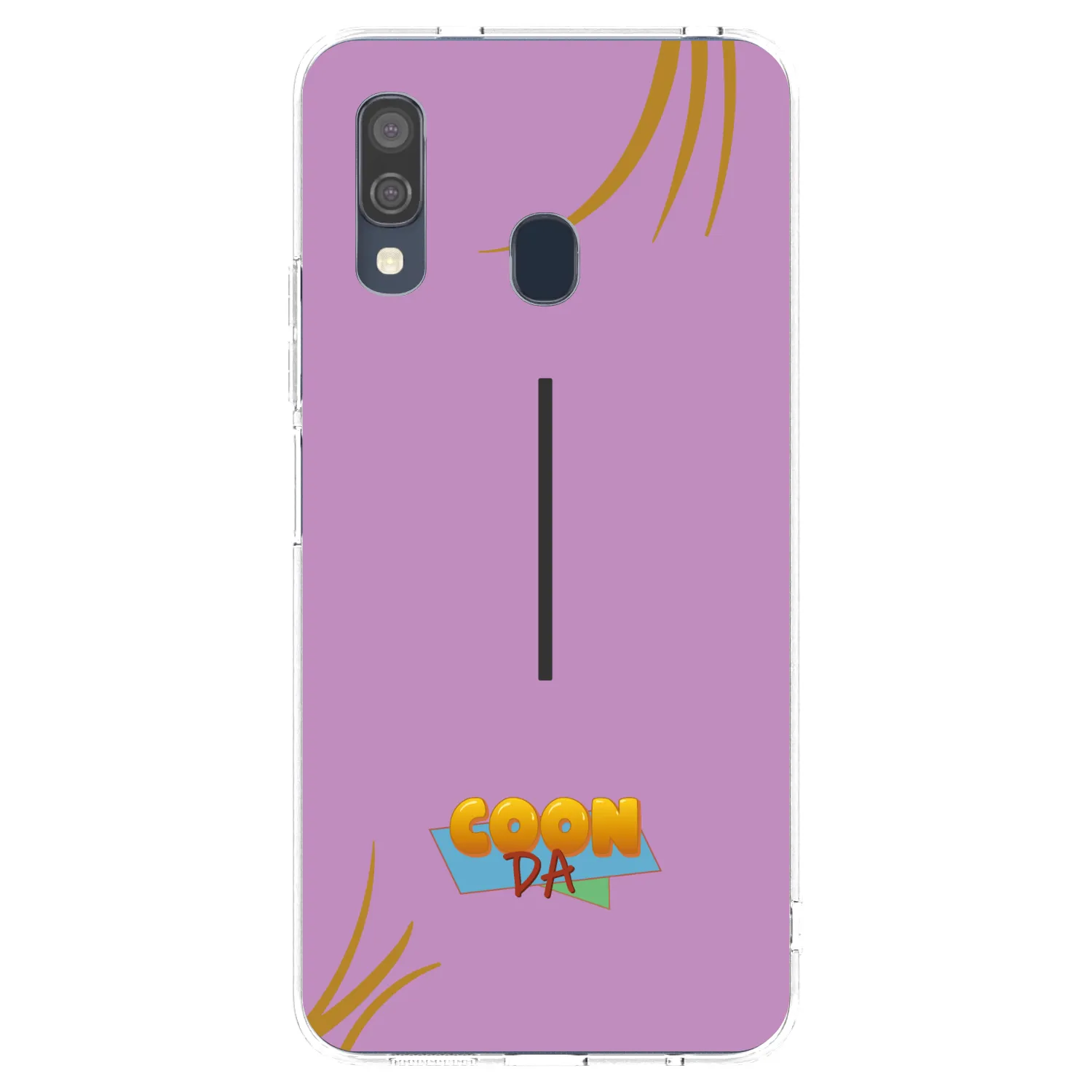 Picasee silikonový průhledný obal pro Samsung Galaxy A40 A405F - COONDA růžovka