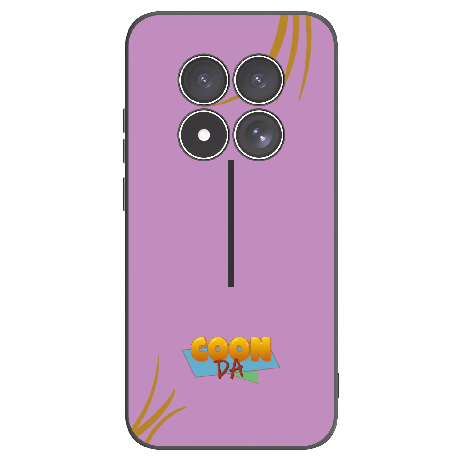 Picasee silikonový černý obal pro Xiaomi Redmi Note 15 Pro 4G - COONDA růžovka