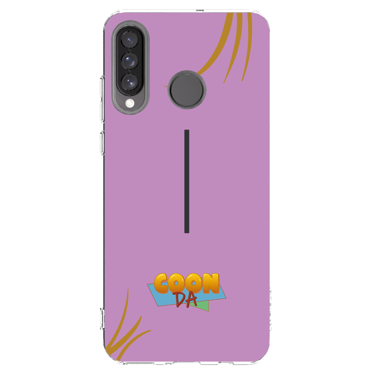 Picasee silikonový průhledný obal pro Huawei P30 Lite - COONDA růžovka
