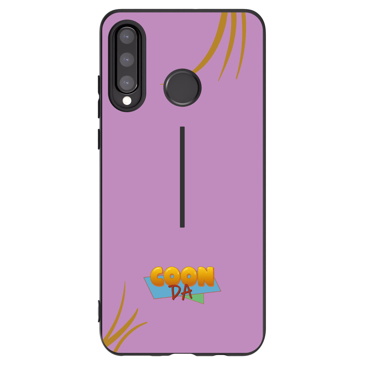 Picasee silikonový černý obal pro Huawei P30 Lite - COONDA růžovka