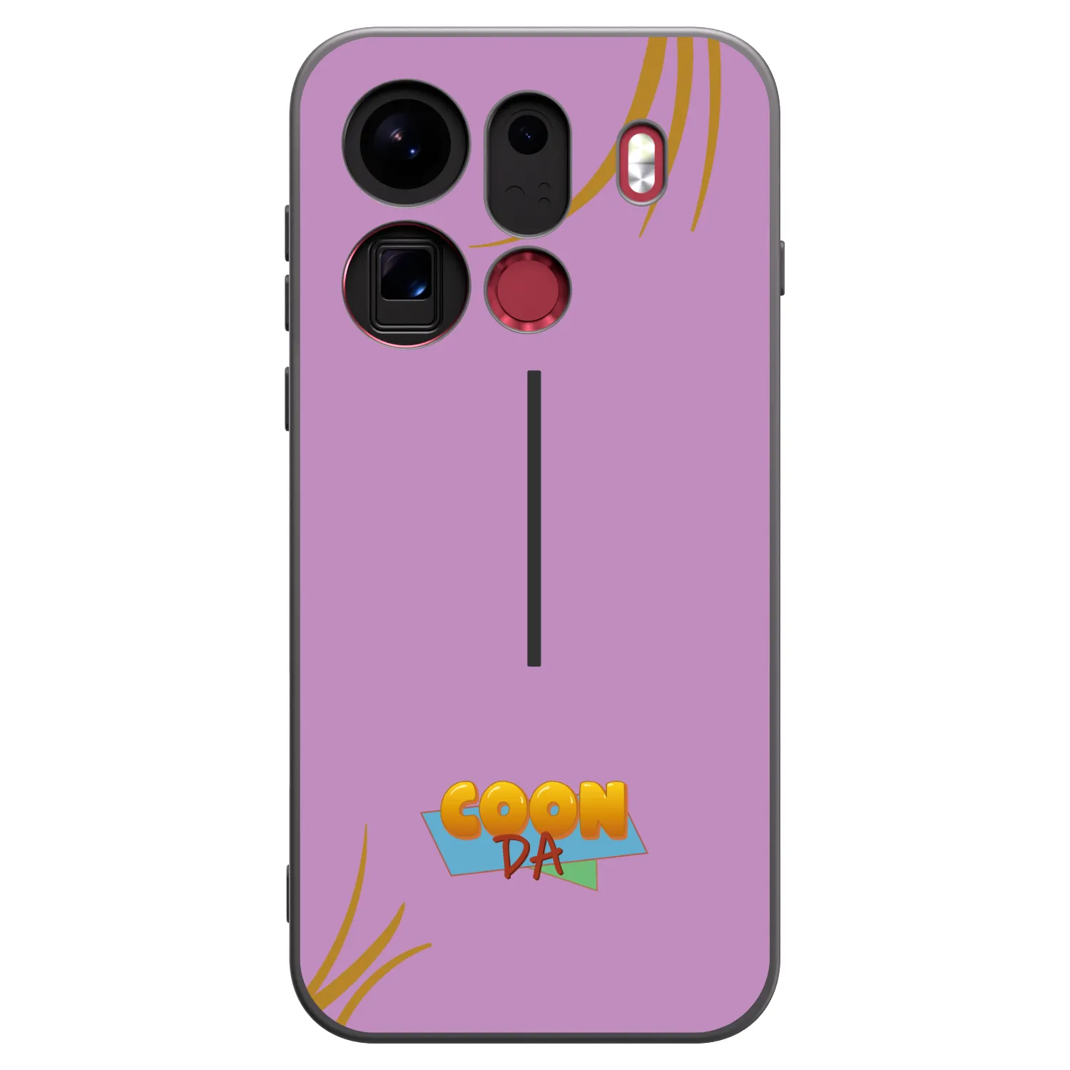 Picasee silikonový černý obal pro OPPO Find X9 Pro - COONDA růžovka