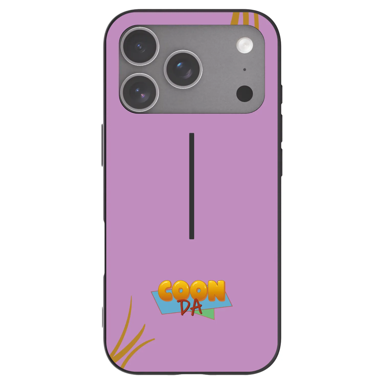 Picasee silikonový černý obal pro Apple iPhone 18 Pro - COONDA růžovka