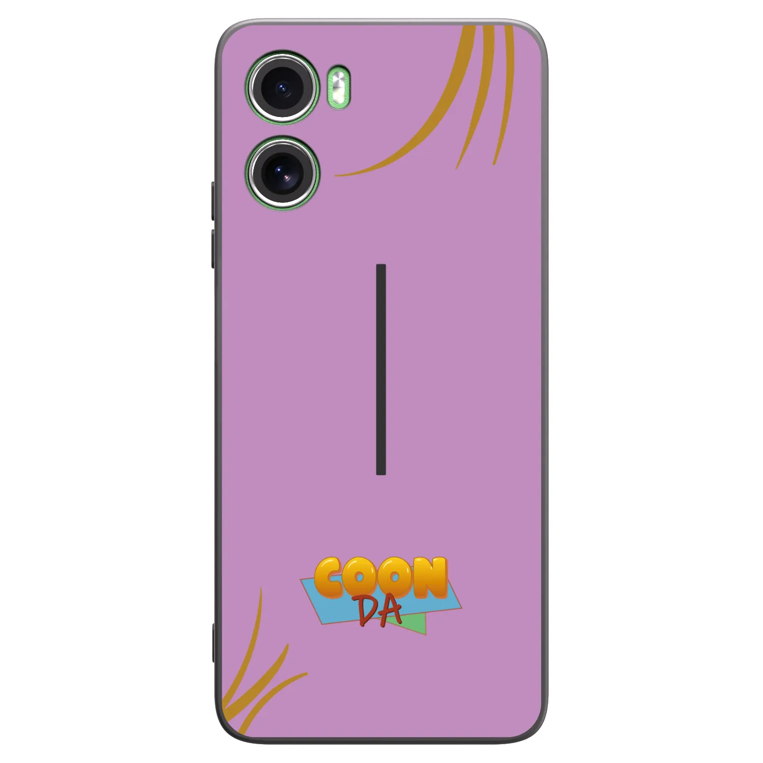 Picasee silikonový černý obal pro Motorola Moto G06 - COONDA růžovka