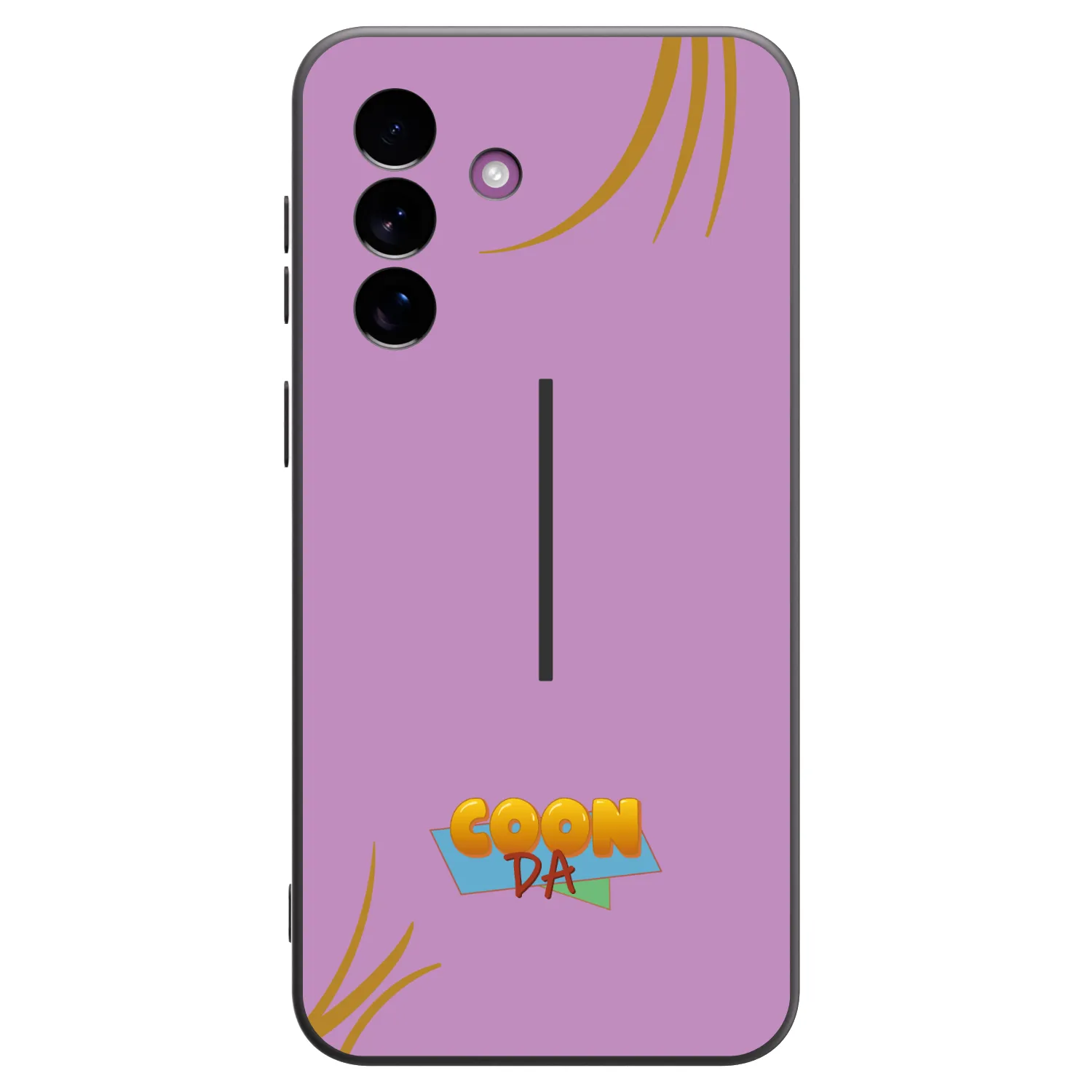 Picasee silikonový černý obal pro Samsung Galaxy A37 - COONDA růžovka