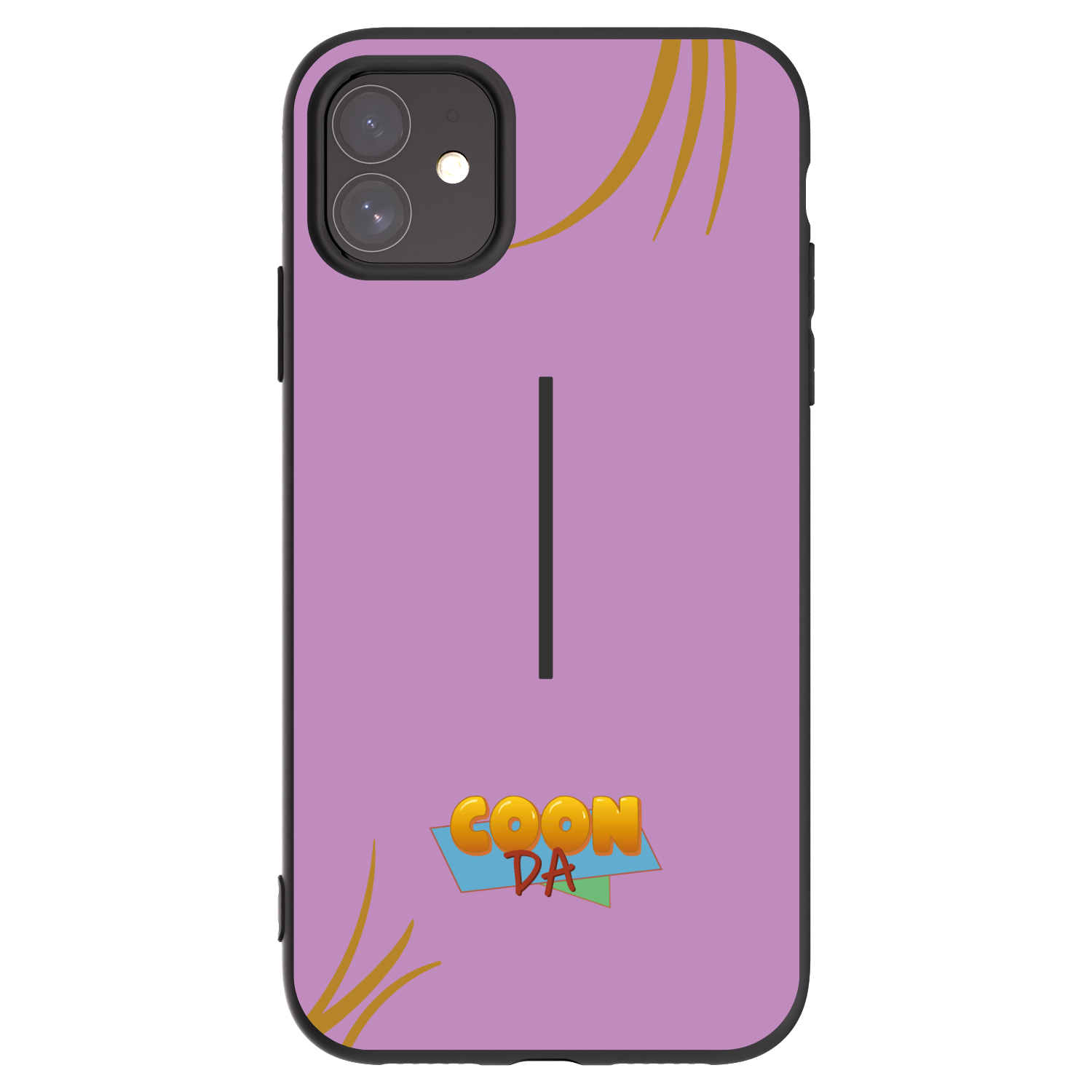 Picasee silikonový černý obal pro Apple iPhone 11 - COONDA růžovka
