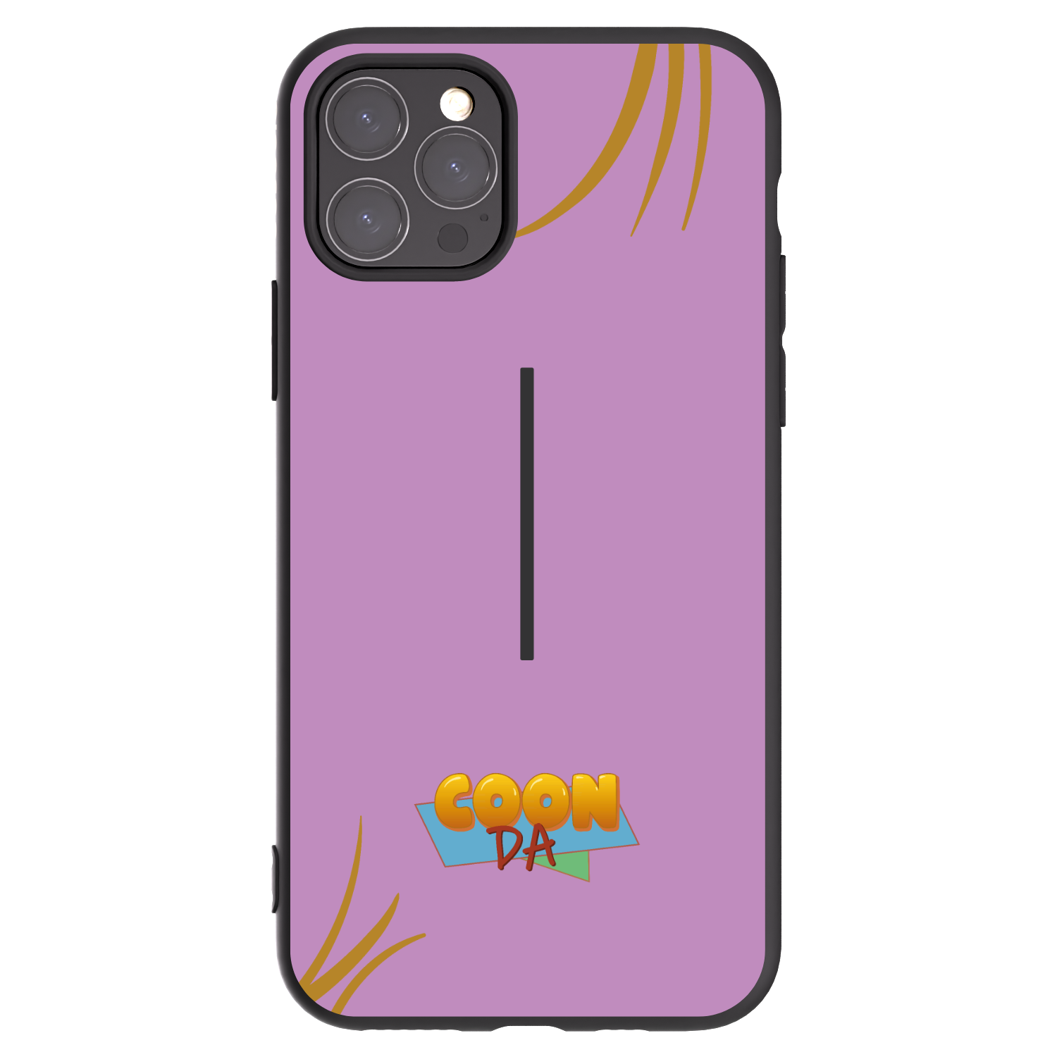 Picasee silikonový černý obal pro Apple iPhone 11 Pro - COONDA růžovka