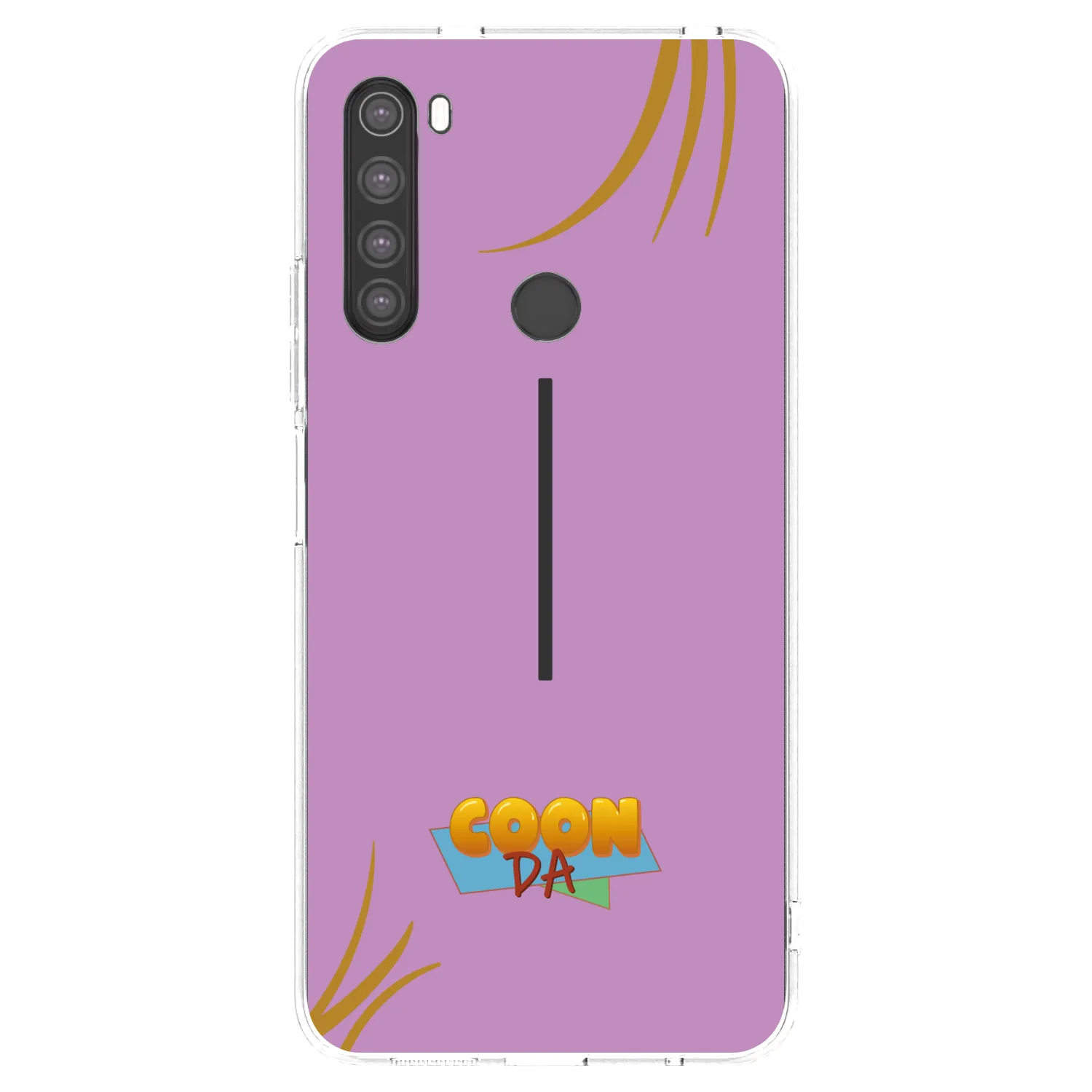Picasee silikonový průhledný obal pro Xiaomi Redmi Note 8 - COONDA růžovka