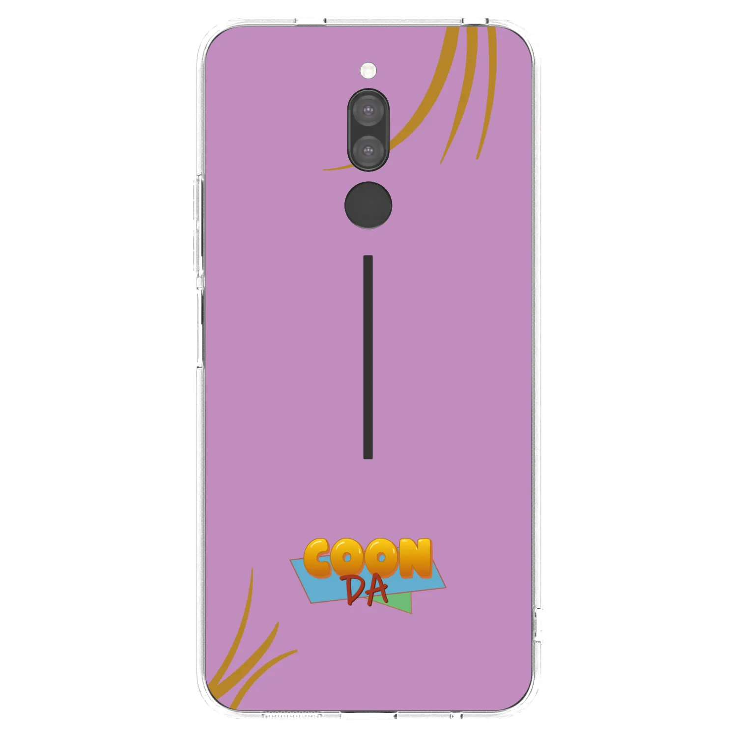 Picasee silikonový průhledný obal pro Xiaomi Redmi 8 - COONDA růžovka