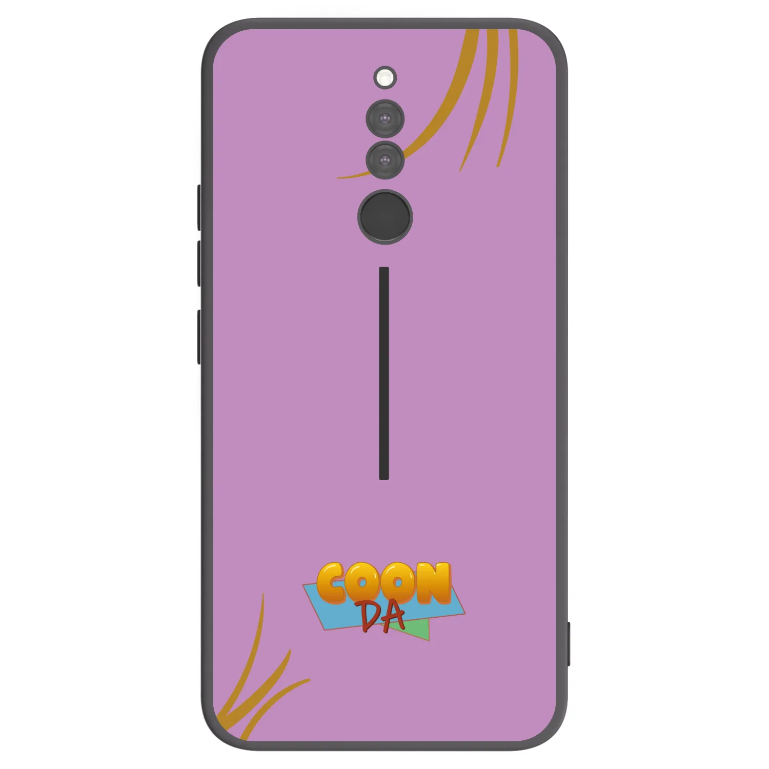 Picasee silikonový černý obal pro Xiaomi Redmi 8 - COONDA růžovka