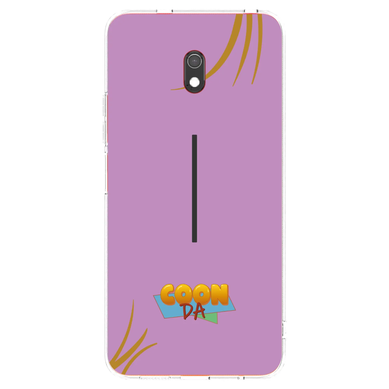 Picasee silikonový průhledný obal pro Xiaomi Redmi 8A - COONDA růžovka