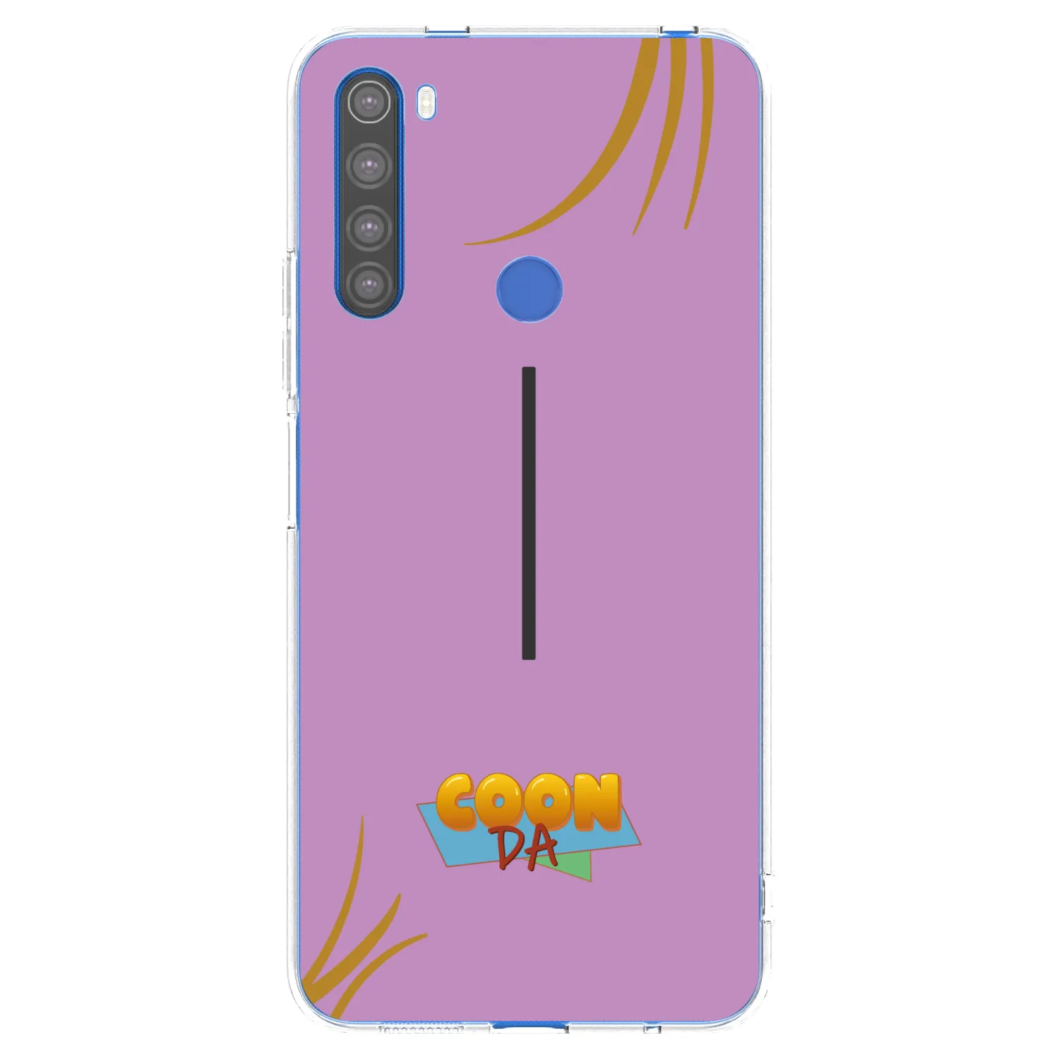 Picasee silikonový průhledný obal pro Xiaomi Redmi Note 8T - COONDA růžovka