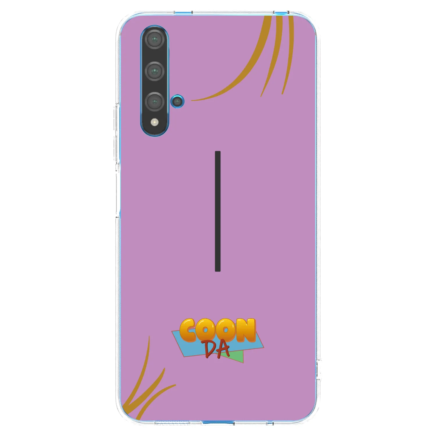 Picasee silikonový průhledný obal pro Huawei Nova 5T - COONDA růžovka