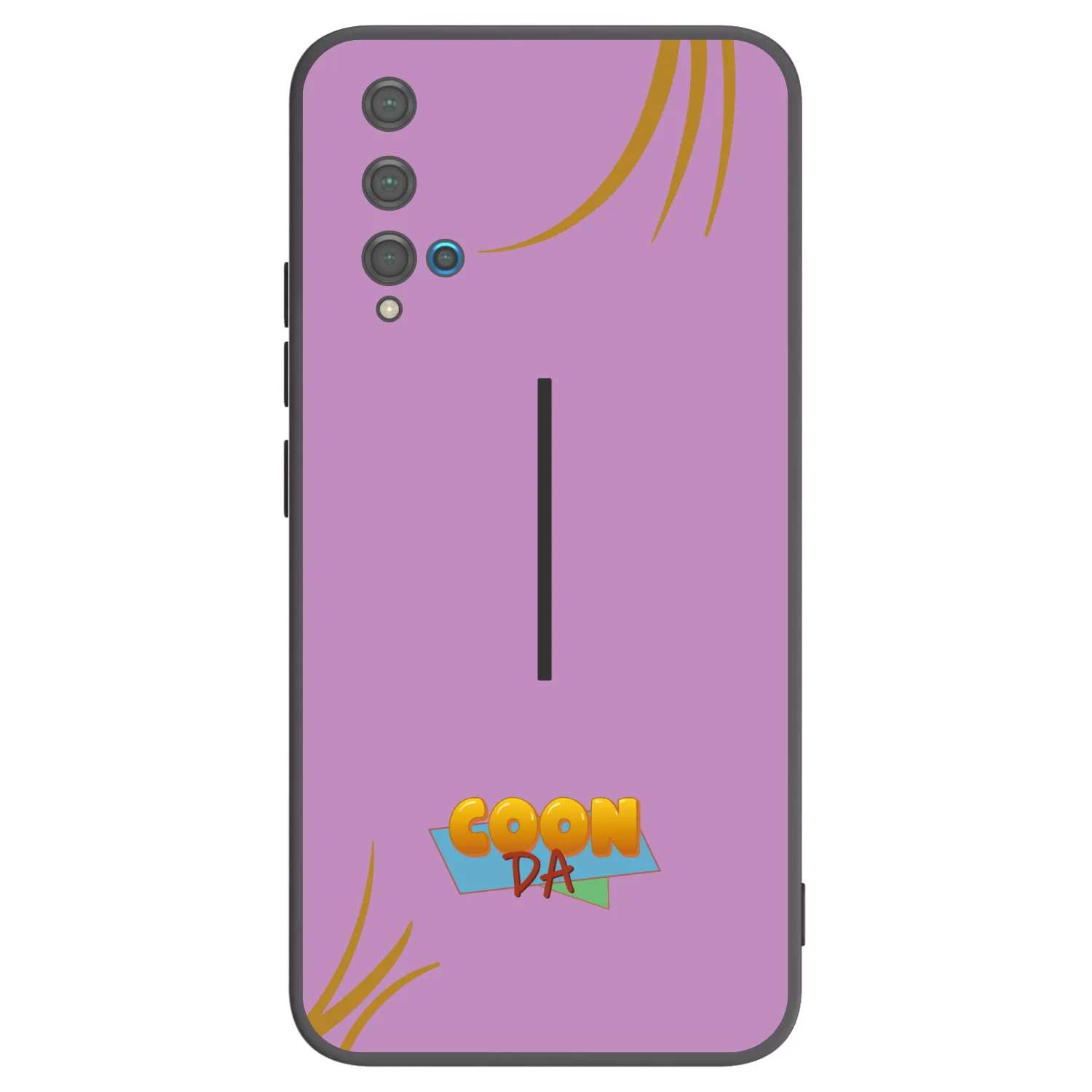Picasee silikonový černý obal pro Huawei Nova 5T - COONDA růžovka