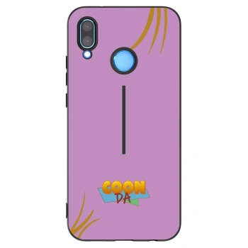 Picasee silikonový černý obal pro Huawei P20 Lite - COONDA růžovka